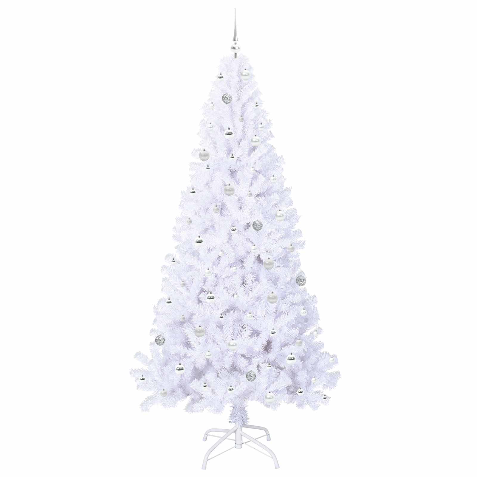 Sapin de Noël artificiel avec 300 LED Blanc 240 cm PVC et Acier - XIOS