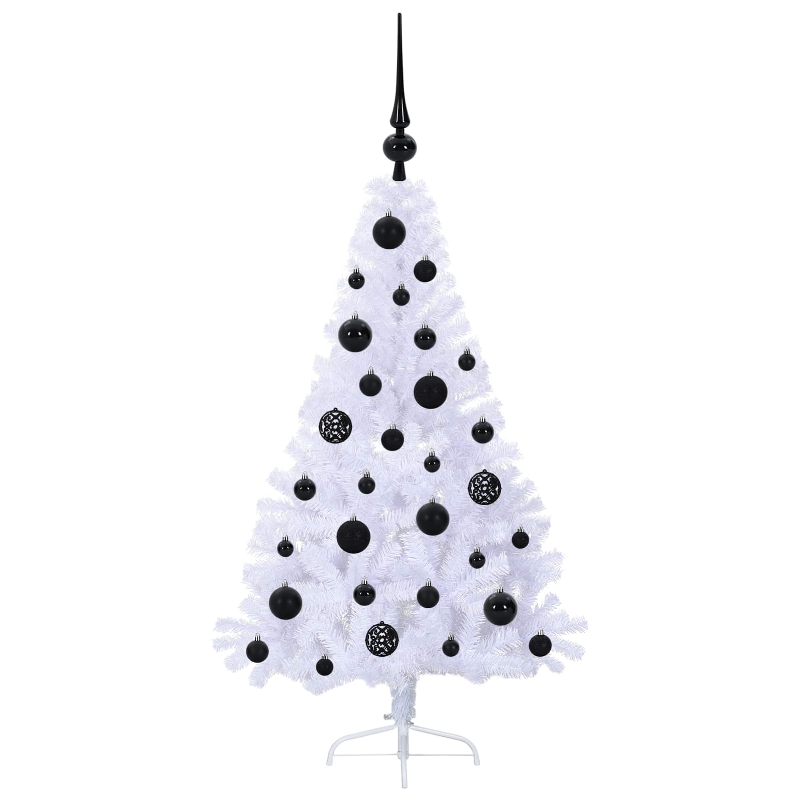 Sapin de Noël artificiel avec 150 LED Blanc 120 cm PVC et Acier - XIOS