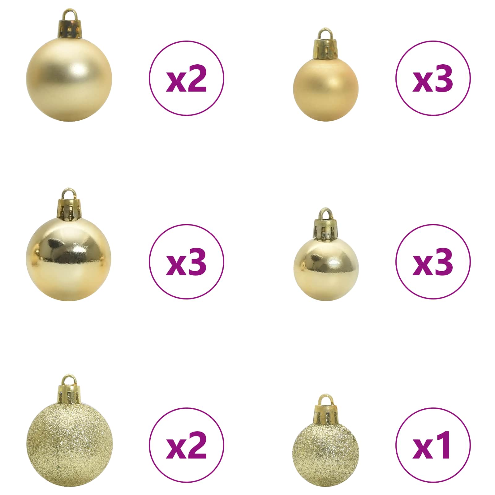 Sapin de Noël artificiel avec 150 LED Blanc 120 cm PVC et Acier - XIOS