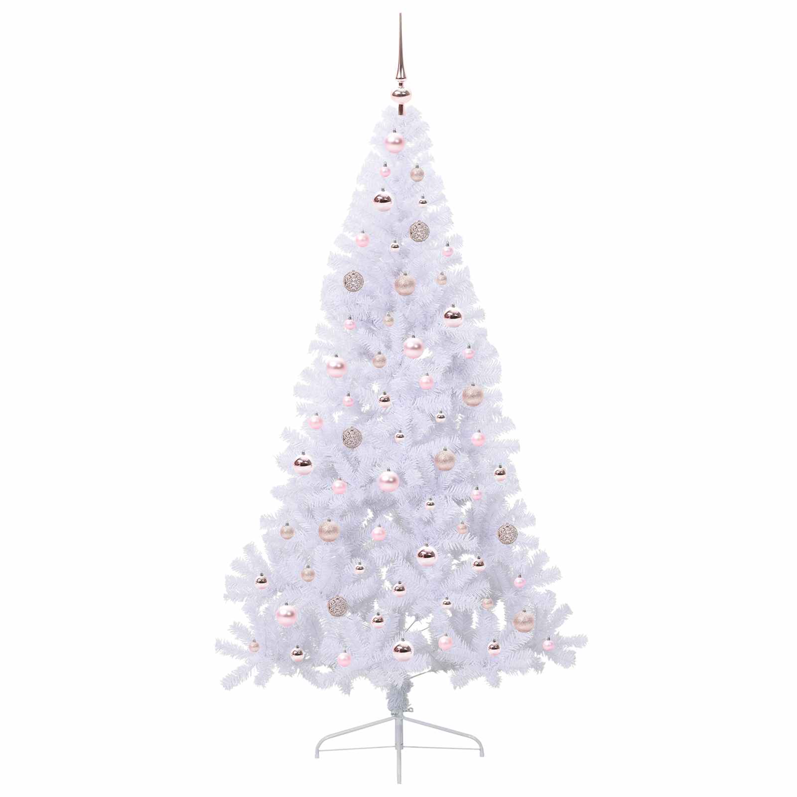 Sapin de Noël artificiel avec 300 LED Blanc 180 cm PVC et Acier - XIOS
