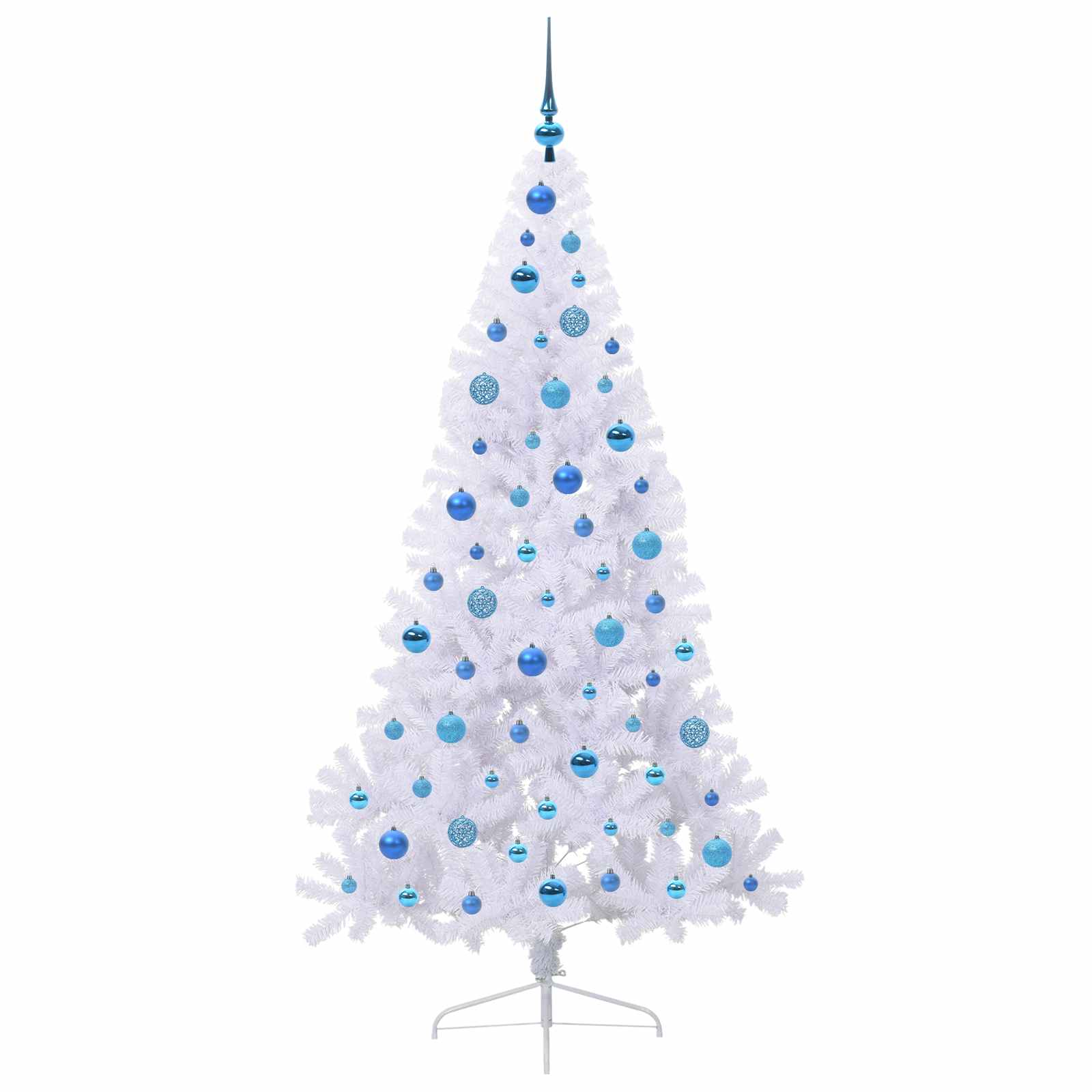 Sapin de Noël artificiel avec 300 LED Blanc 180 cm PVC et Acier - XIOS
