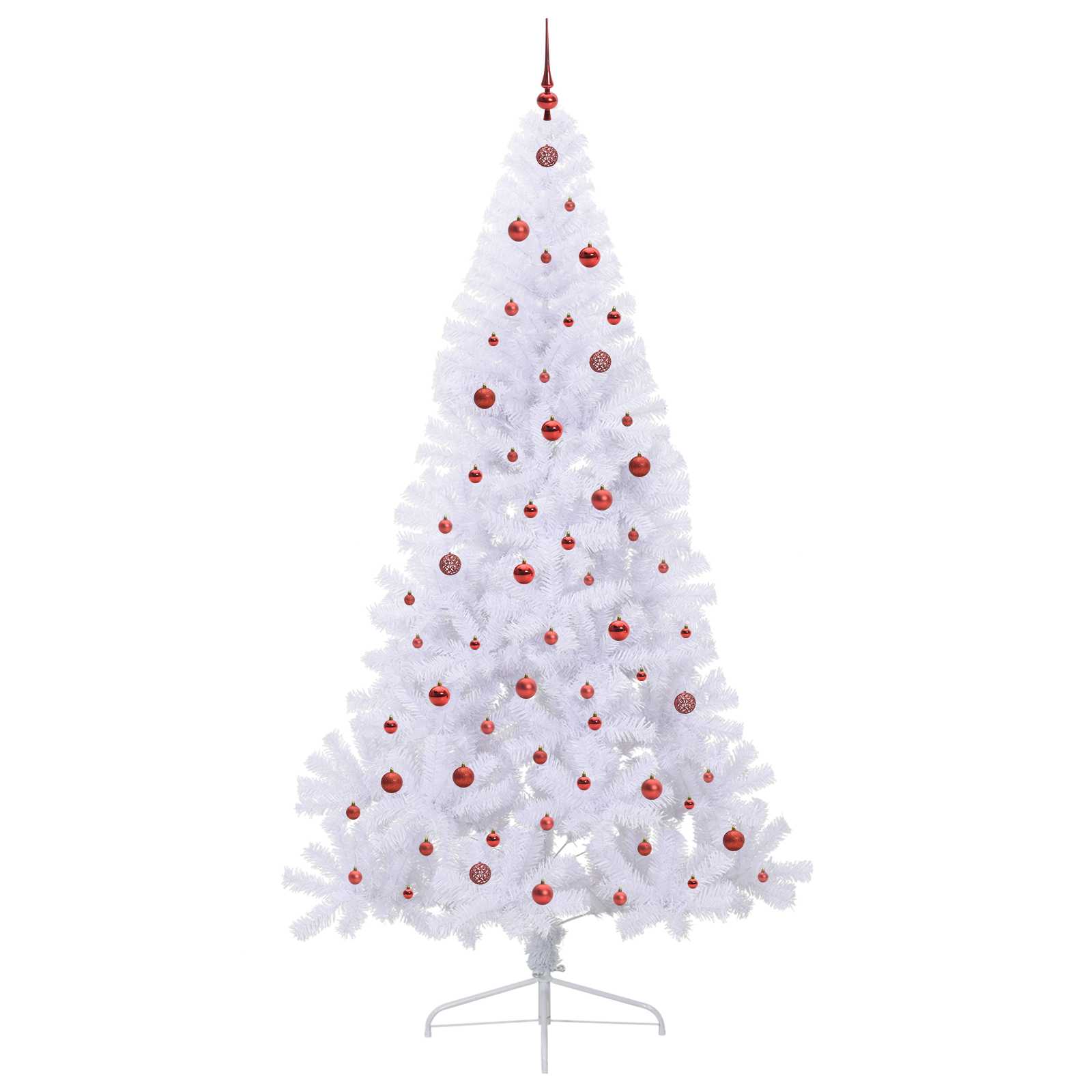 Sapin de Noël artificiel avec 300 LED Blanc 240 cm PVC et Acier - XIOS