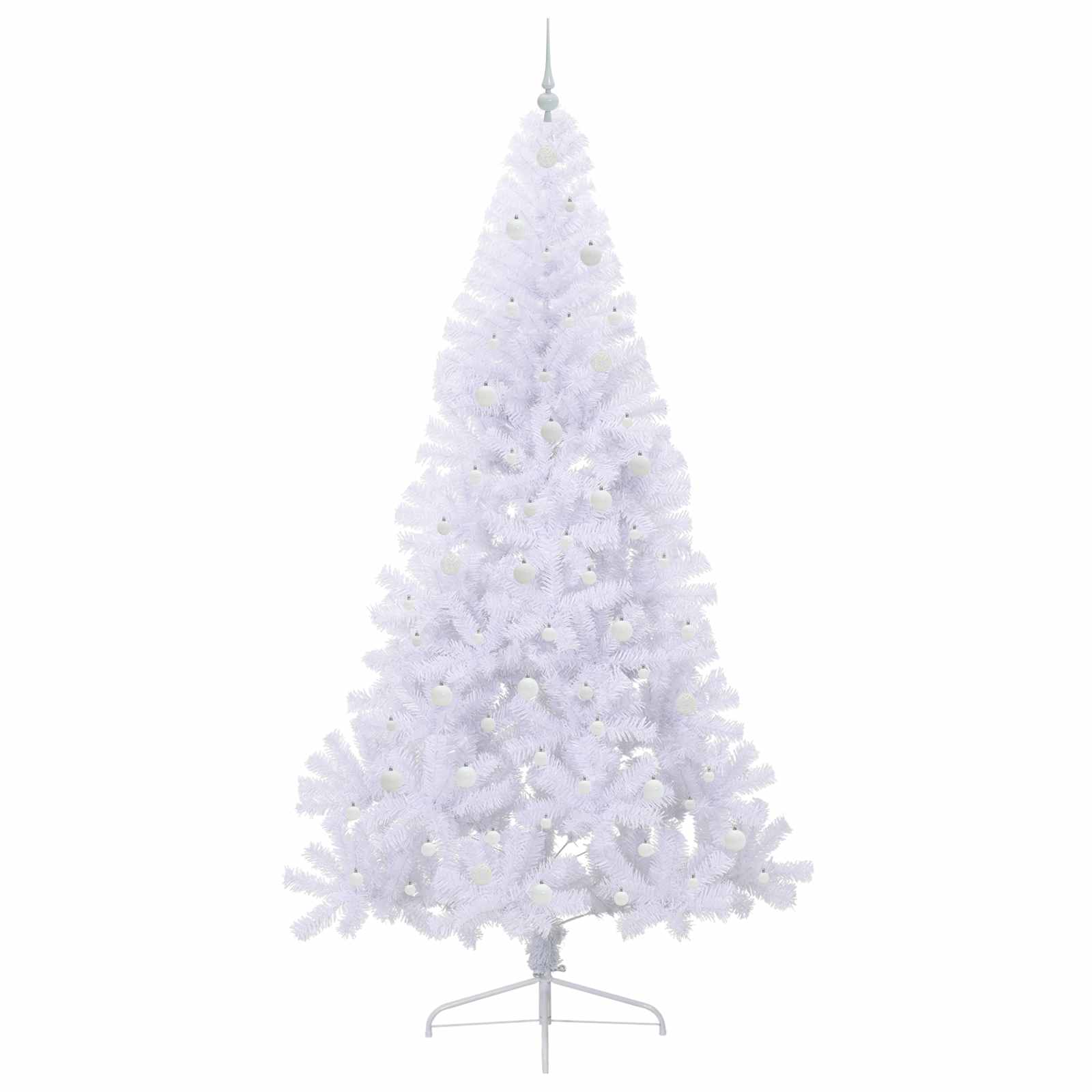 Sapin de Noël artificiel avec 300 LED Blanc 240 cm PVC et Acier - XIOS