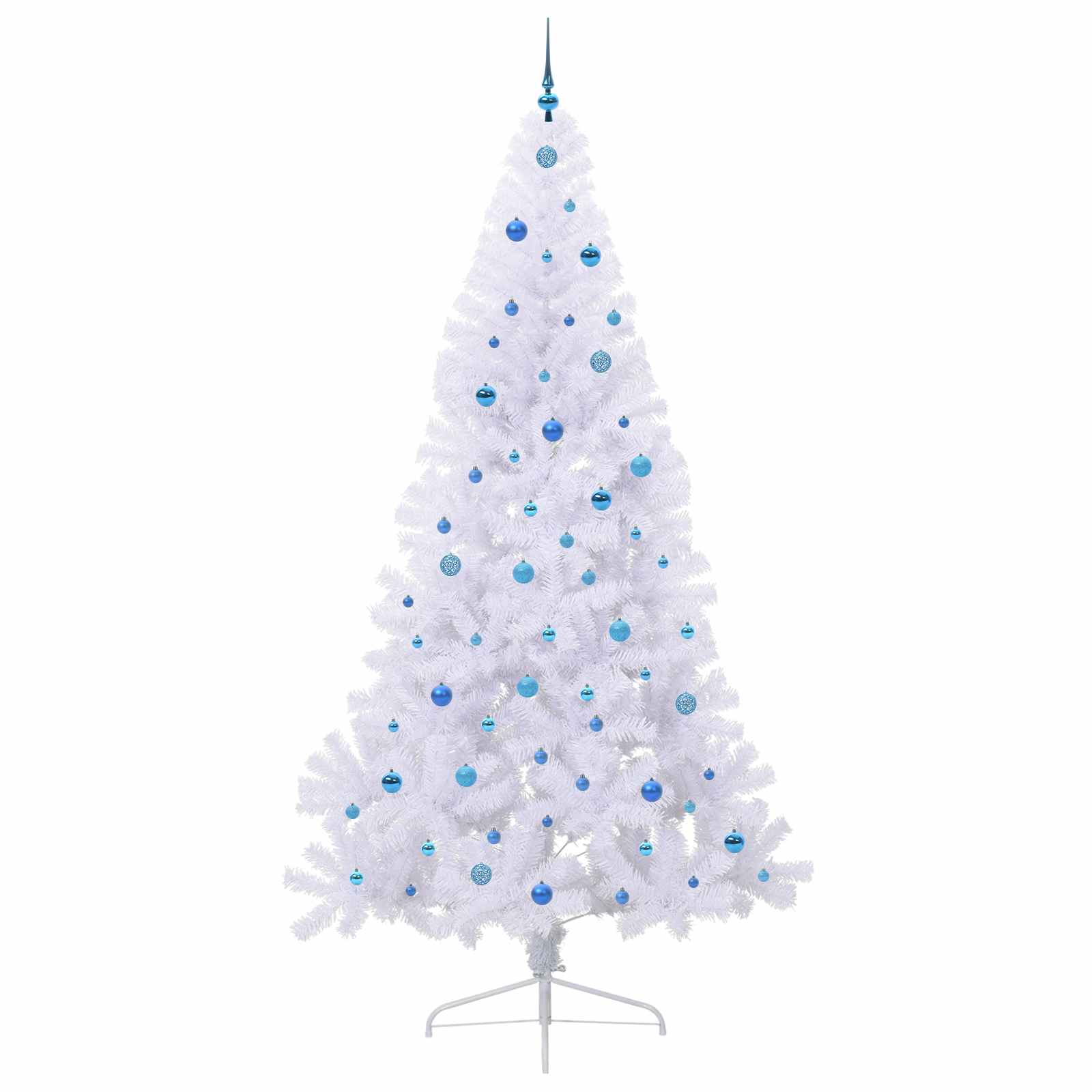 Sapin de Noël artificiel avec 300 LED Blanc 240 cm PVC et Acier - XIOS