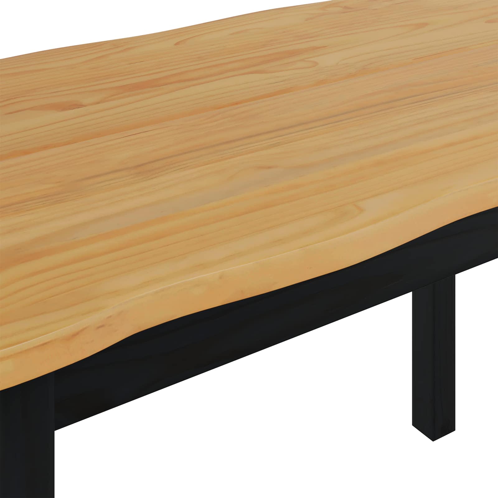 Table de salle à manger / Table de repas EKAI Noir