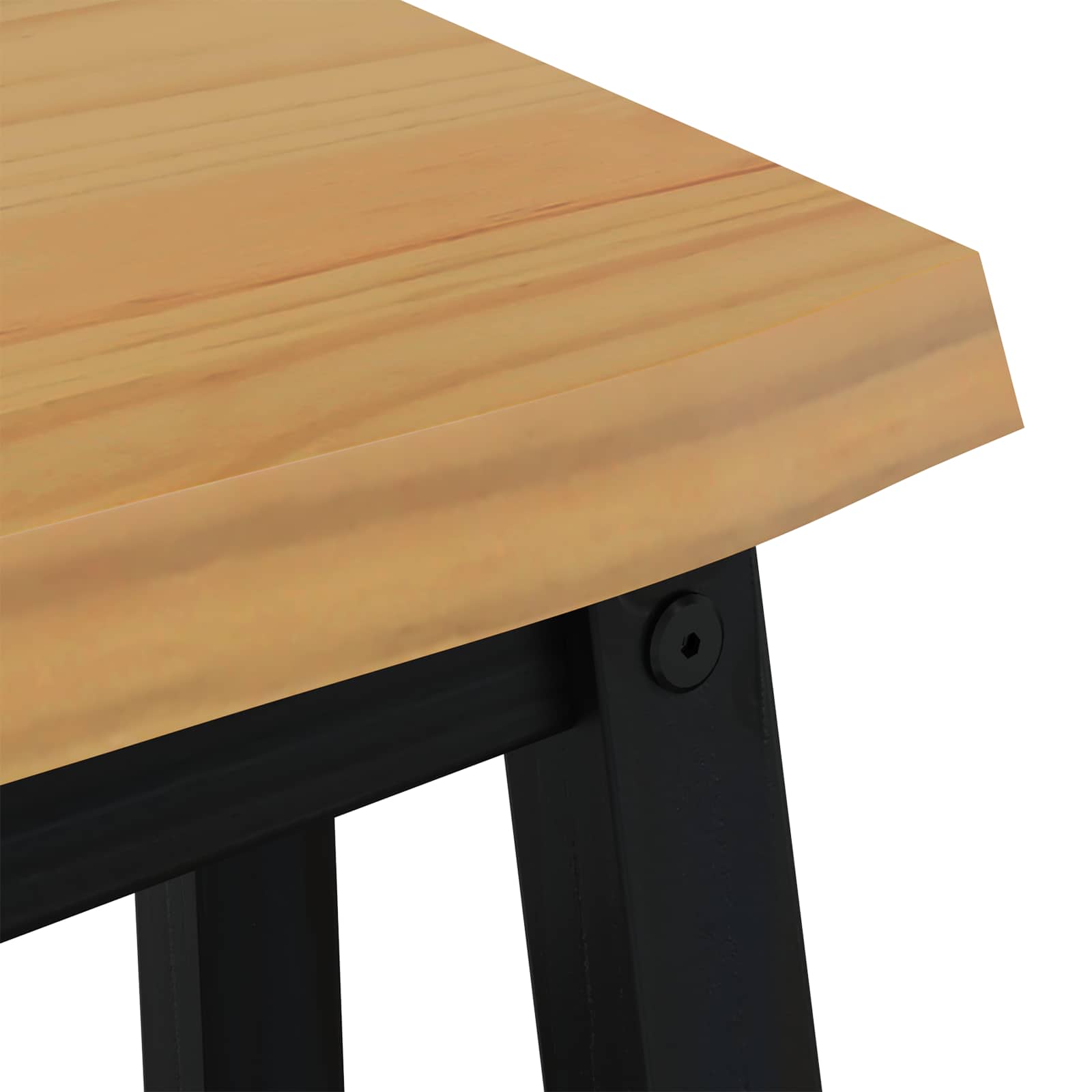 Banc de salle à manger EKAI Noir 91,5 x 29 x 45,5 cm - XIOS