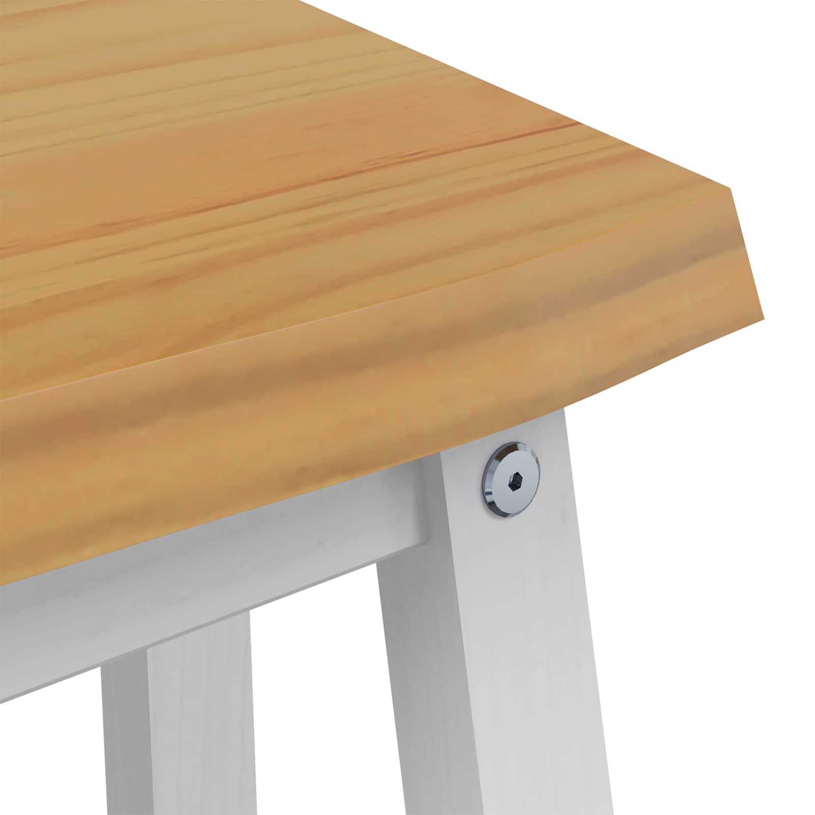 Banc de salle à manger EKAI Blanc 91,5 x 29 x 45,5 cm - XIOS