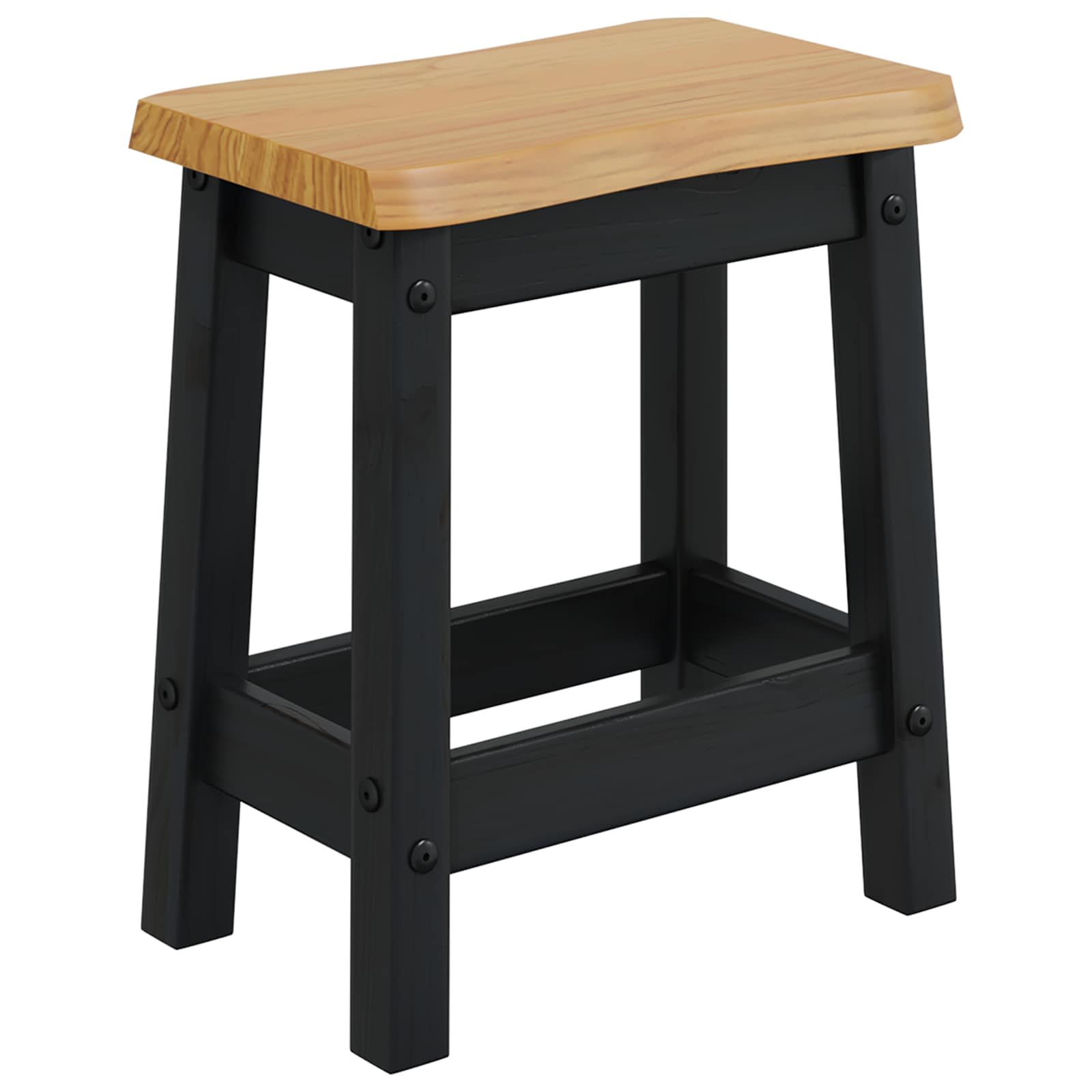 Tabouret de bar EKAI 2 pcs Noir 40 x 29 x 45,5 cm - XIOS