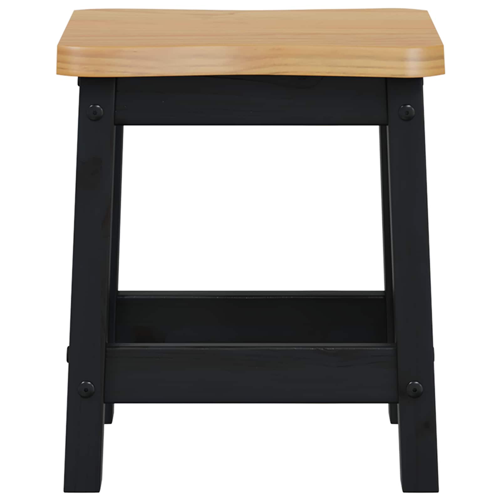 Tabouret de bar EKAI 2 pcs Noir 40 x 29 x 45,5 cm - XIOS