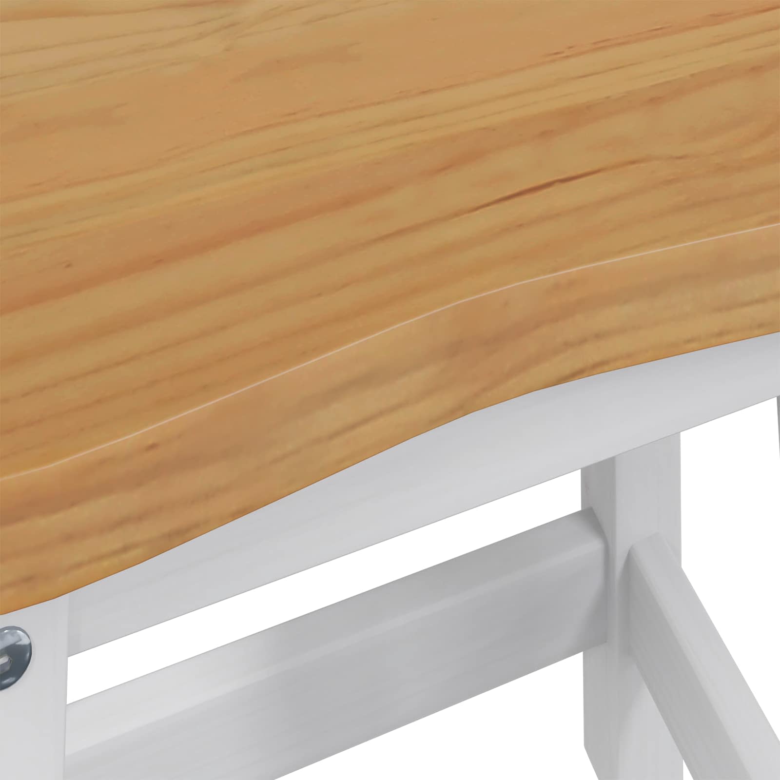 Tabouret de bar EKAI 2 pcs Blanc 40 x 29 x 45,5 cm - XIOS