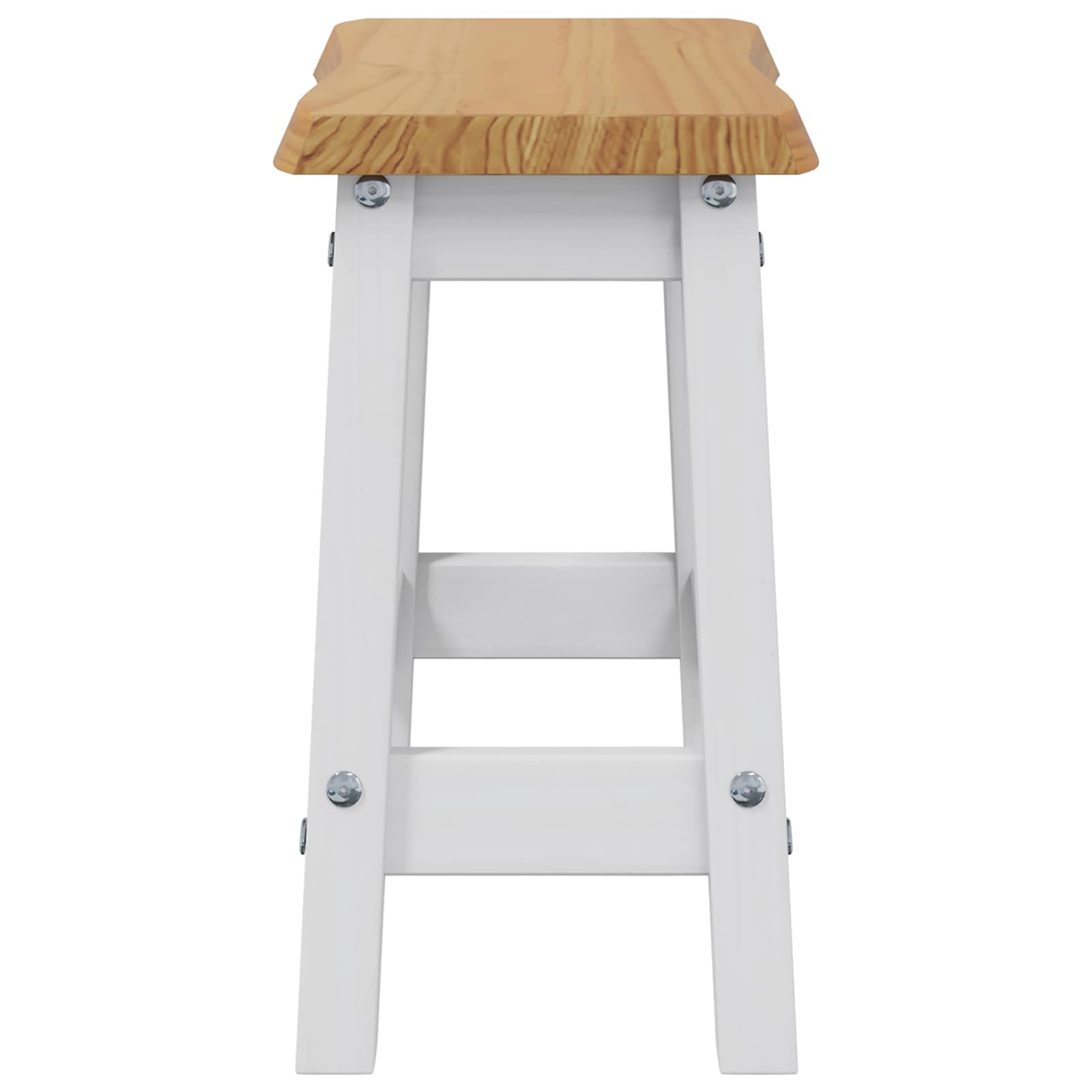 Tabouret de bar EKAI 2 pcs Blanc 40 x 29 x 45,5 cm - XIOS