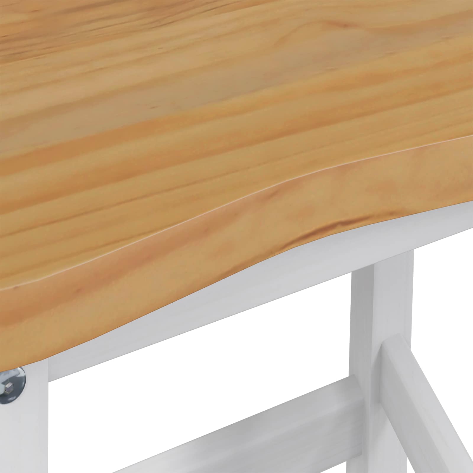 Tabouret de bar haut EKAI 2 pcs Blanc 40 x 29 x 63 cm