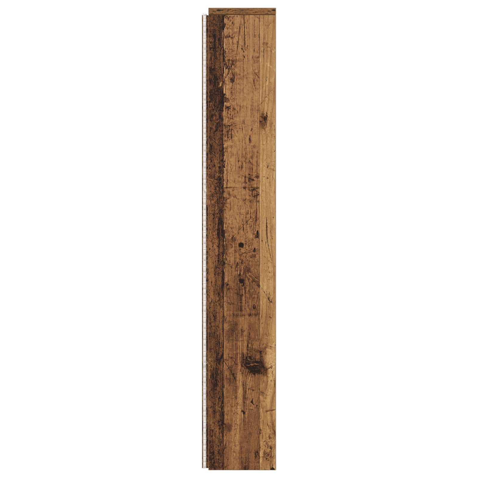 Tête de lit de rangement avec LED Bois ancien 160 cm