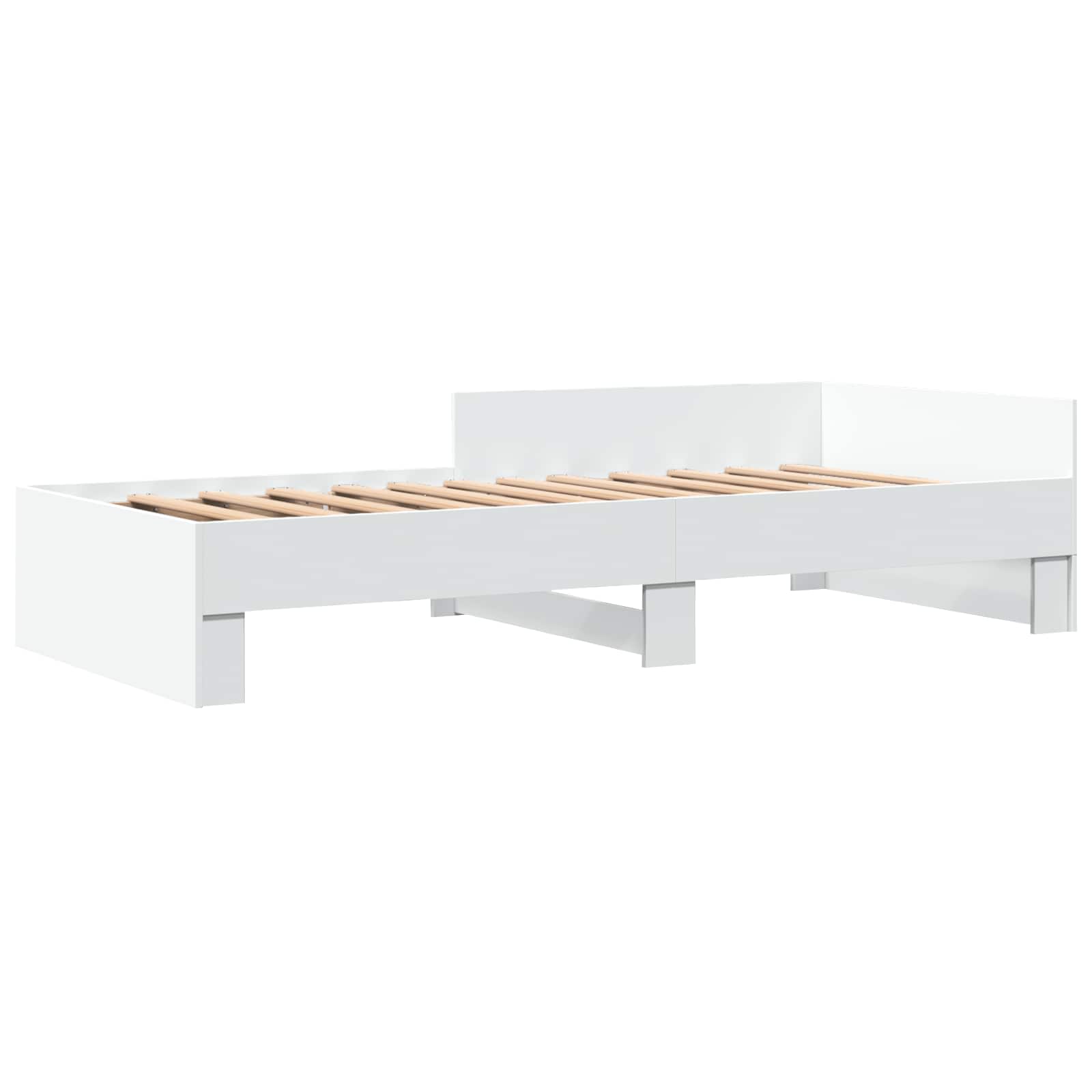 Cadre de lit avec tête de lit Blanc 80 x 200 cm - XIOS