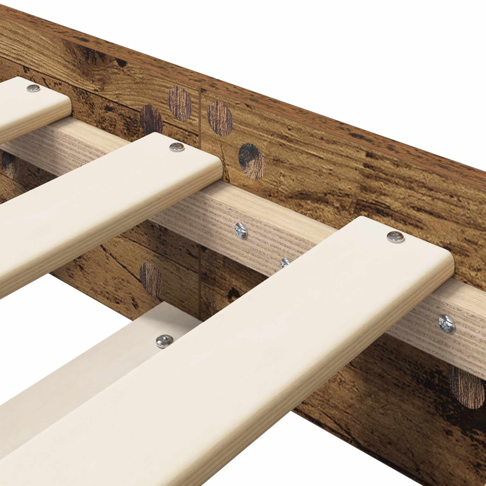 Cadre de lit Bois ancien 80 x 200 cm Bois d'ingénierie - XIOS
