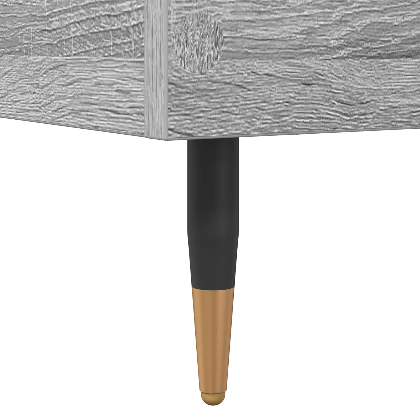 Cadre de lit Sonoma gris 80 x 200 cm Bois d'ingénierie - XIOS