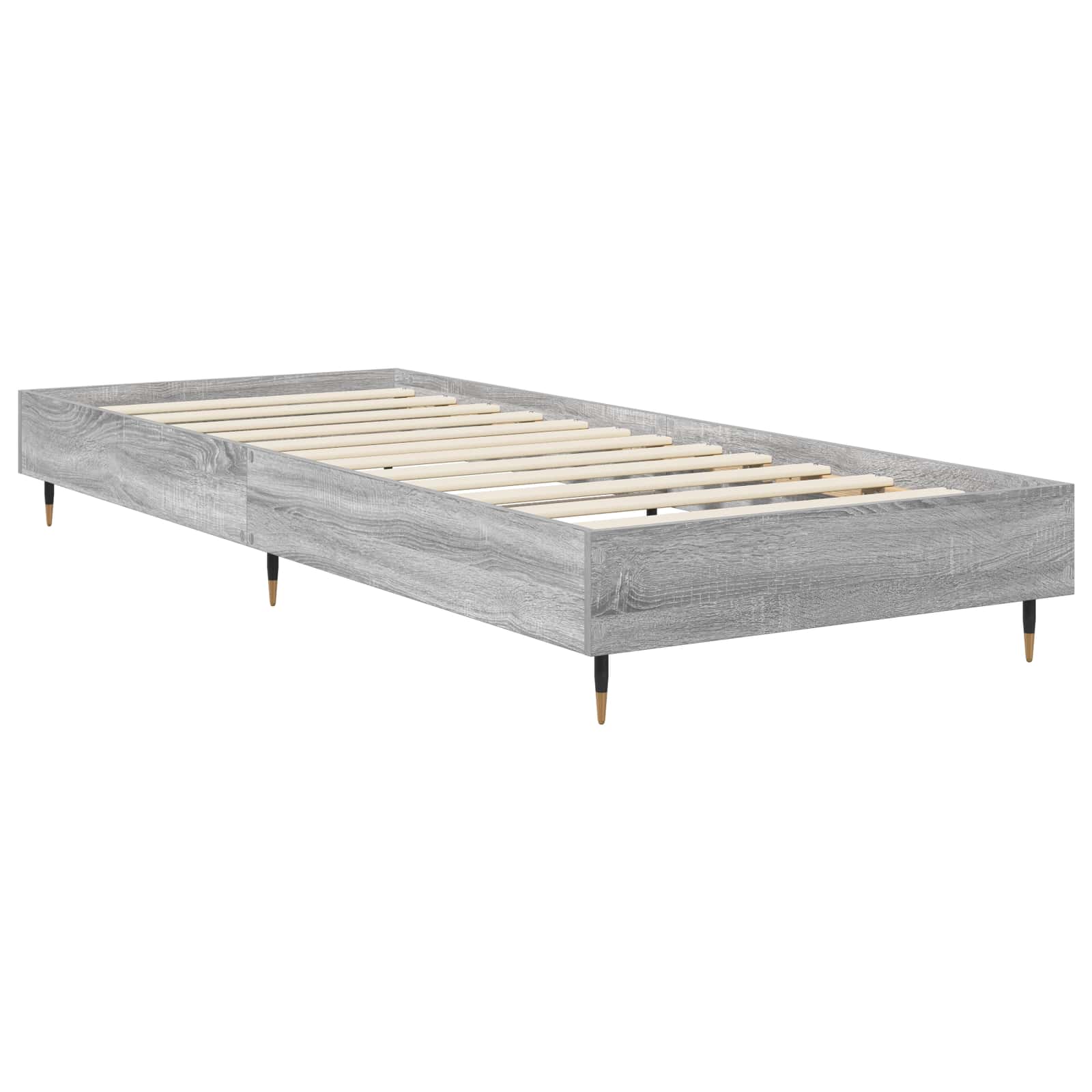 Cadre de lit Sonoma gris 80 x 200 cm Bois d'ingénierie - XIOS