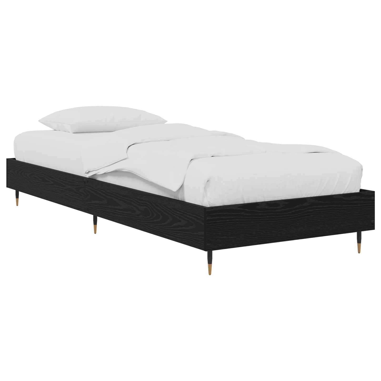 Cadre de lit Chêne noir 80 x 200 cm Bois d'ingénierie - XIOS