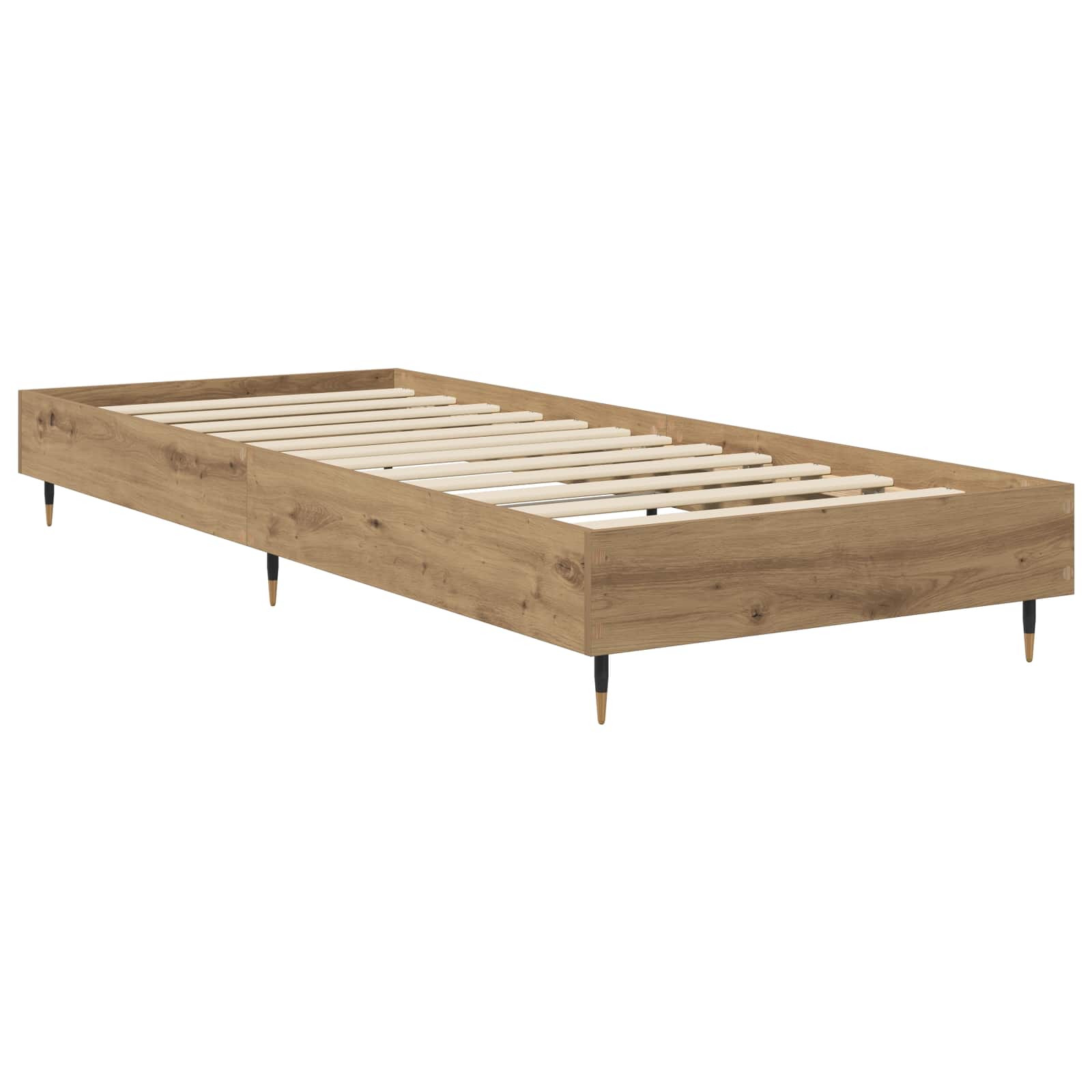 Cadre de lit Chêne artisanal 80 x 200 cm Bois d'ingénierie - XIOS