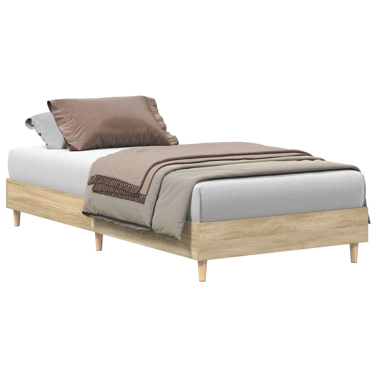 Cadre de lit Chêne Sonoma 80 x 200 cm Bois d'ingénierie - XIOS