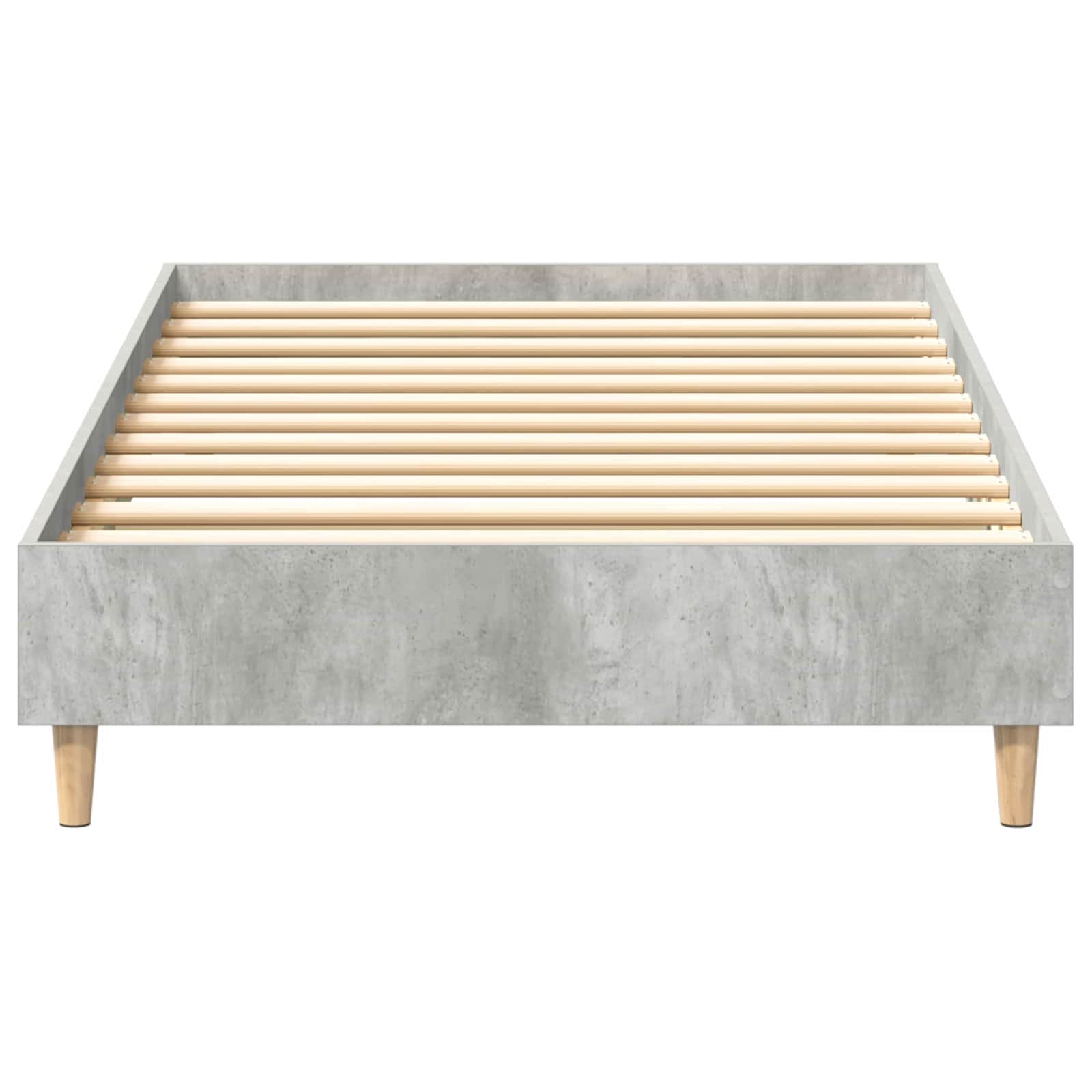 Cadre de lit Gris béton 80 x 200 cm Bois d'ingénierie - XIOS