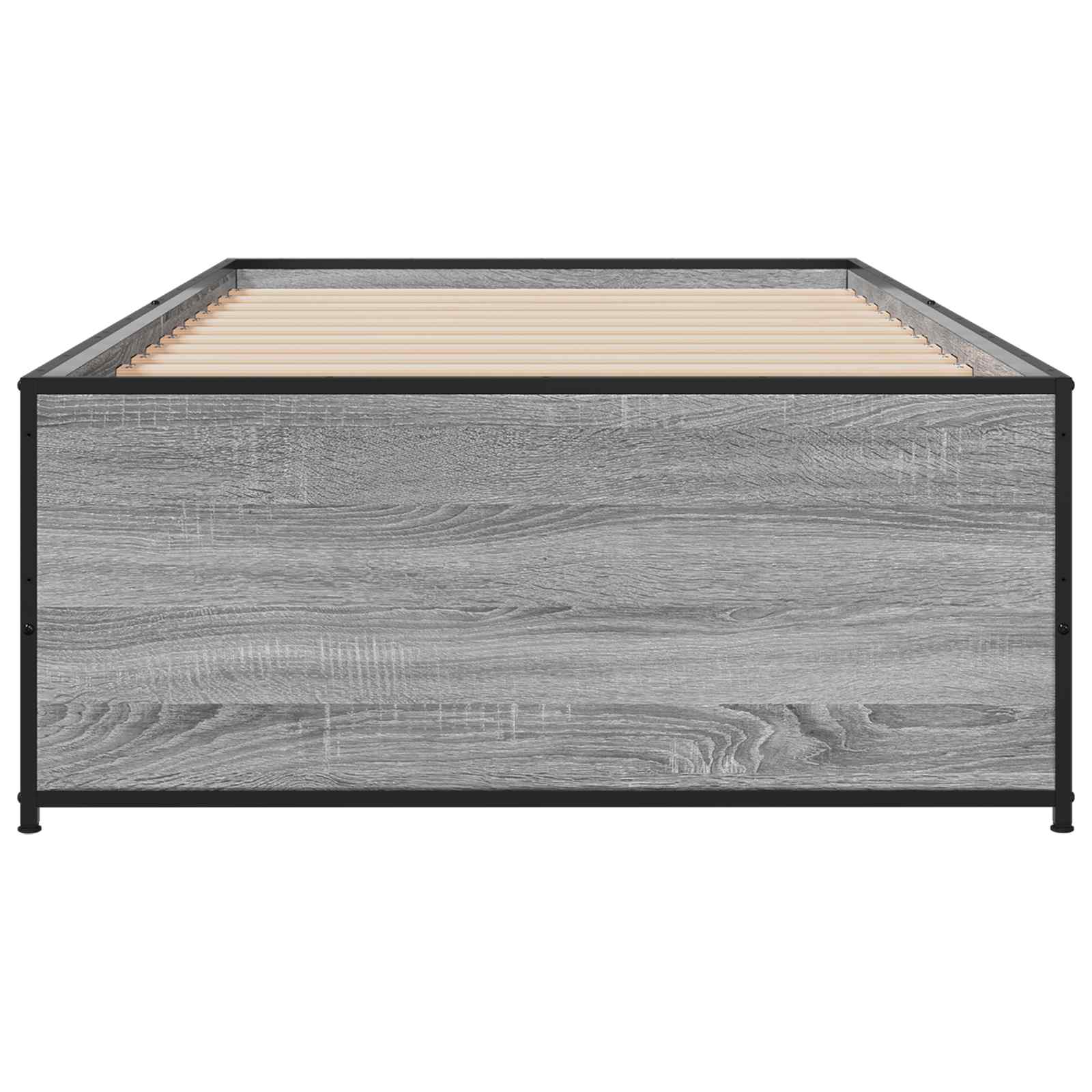 Cadre de lit Sonoma gris 80 x 200 cm Bois d'ingénierie - XIOS