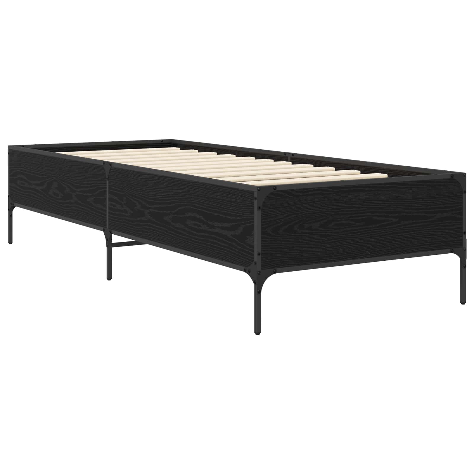 Cadre de lit Chêne noir 80 x 200 cm Bois d'ingénierie - XIOS
