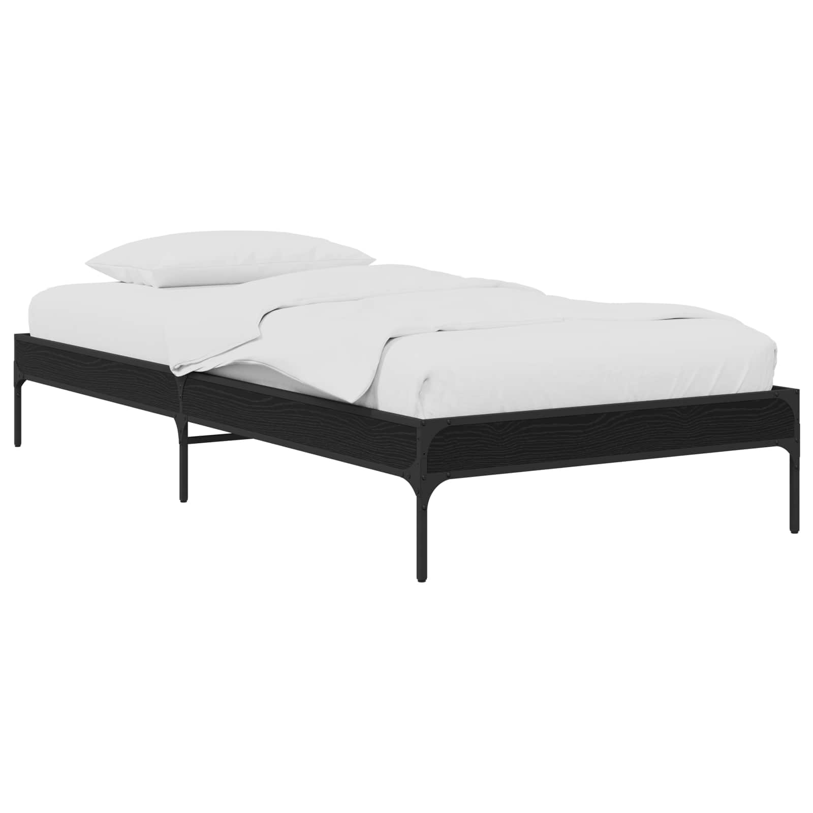 Cadre de lit Chêne noir 80 x 200 cm Bois d'ingénierie - XIOS