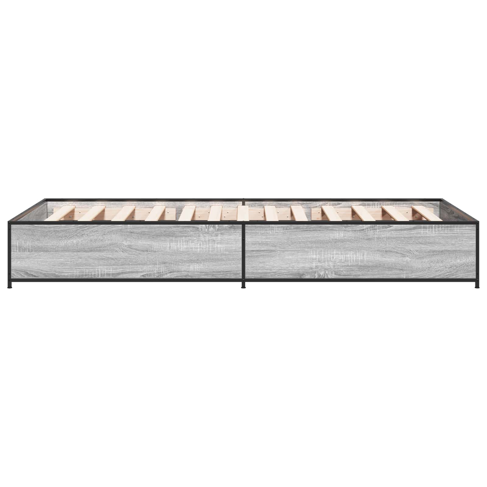 Cadre de lit Sonoma gris 80 x 200 cm Bois d'ingénierie - XIOS