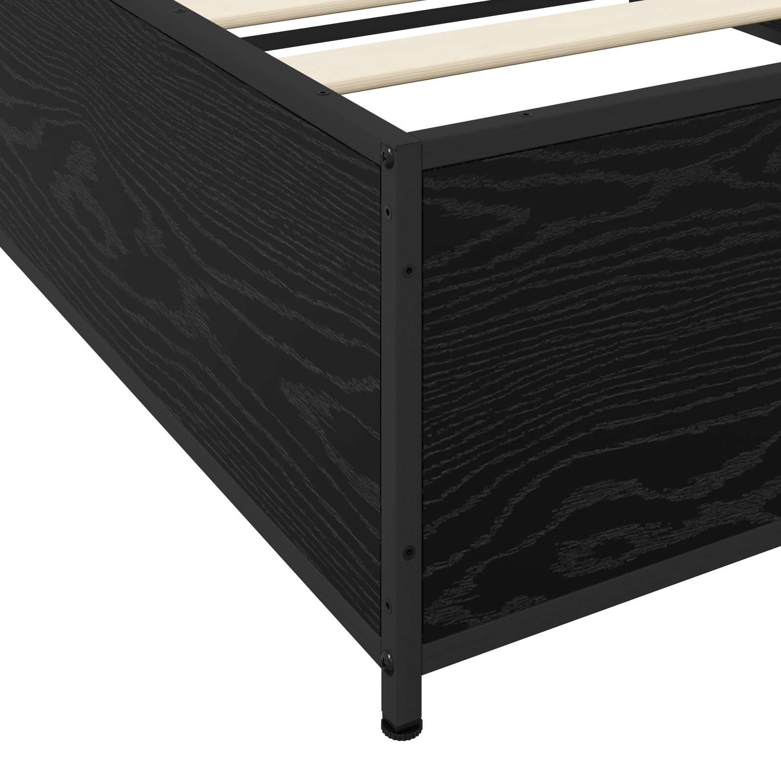 Cadre de lit Chêne noir 80 x 200 cm Bois d'ingénierie - XIOS