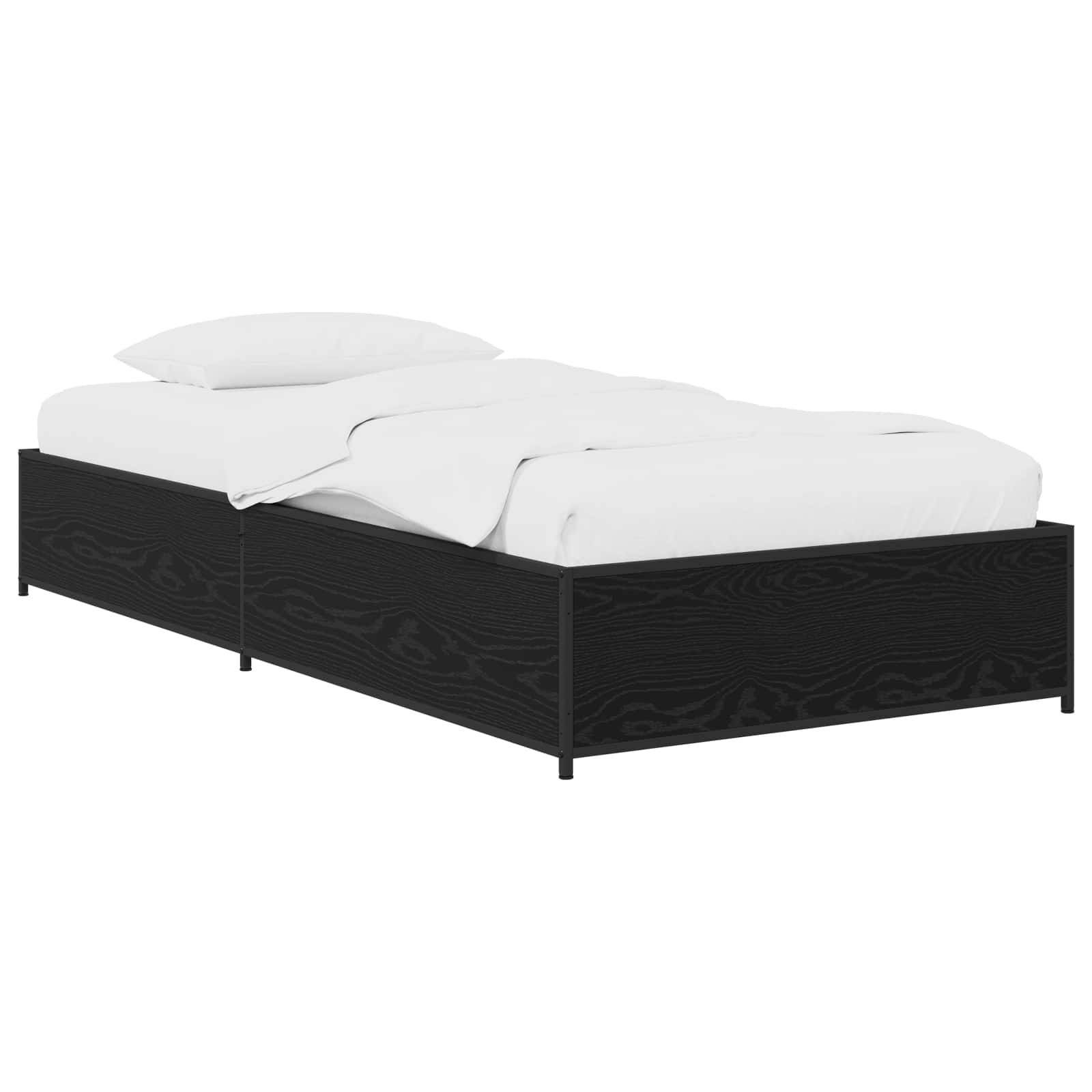 Cadre de lit Chêne noir 80 x 200 cm Bois d'ingénierie - XIOS