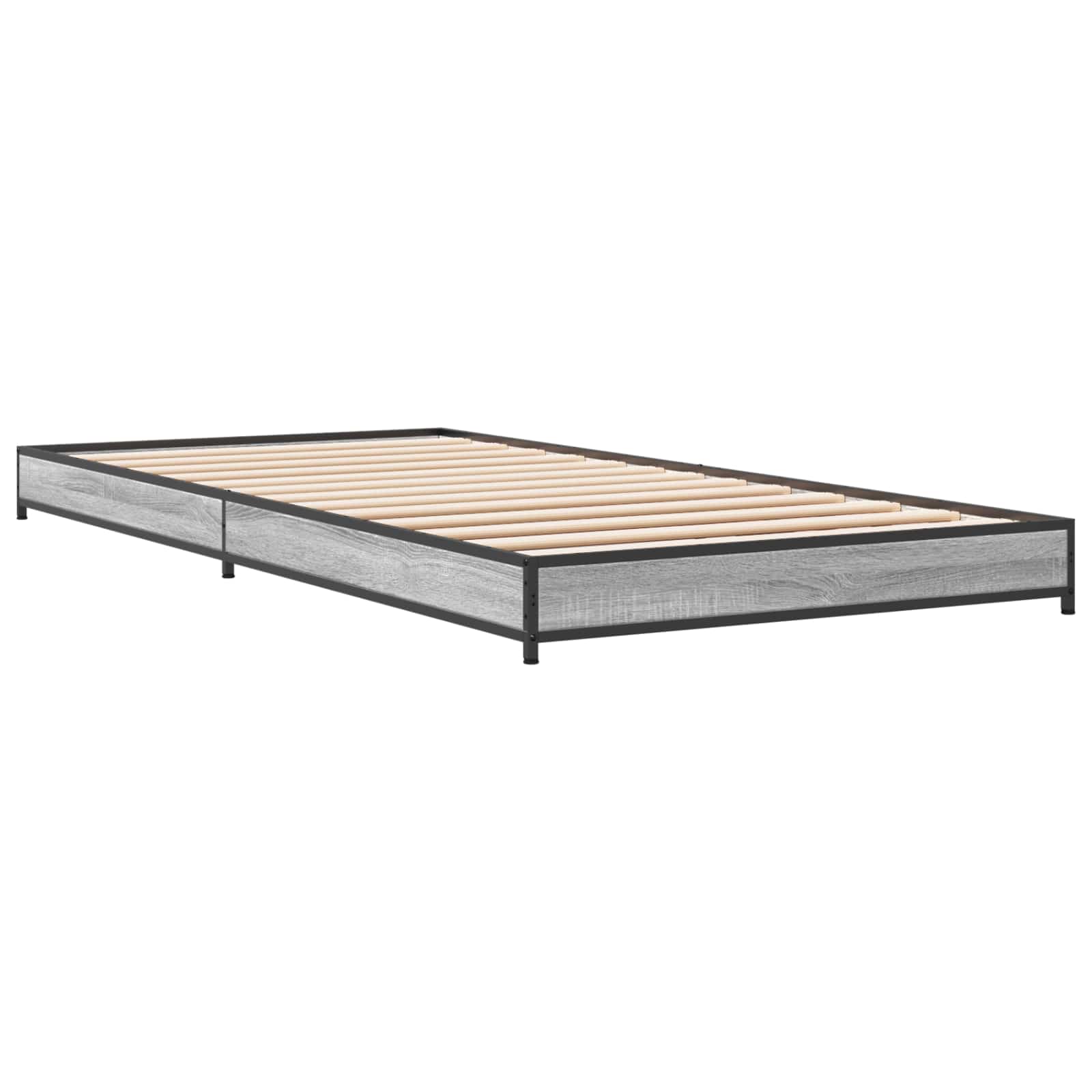 Cadre de lit Sonoma gris 80 x 200 cm Bois d'ingénierie - XIOS