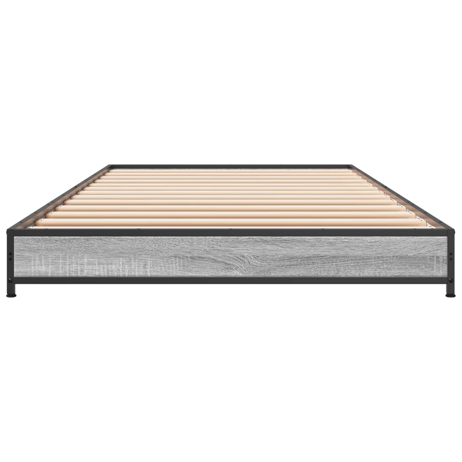 Cadre de lit Sonoma gris 80 x 200 cm Bois d'ingénierie - XIOS