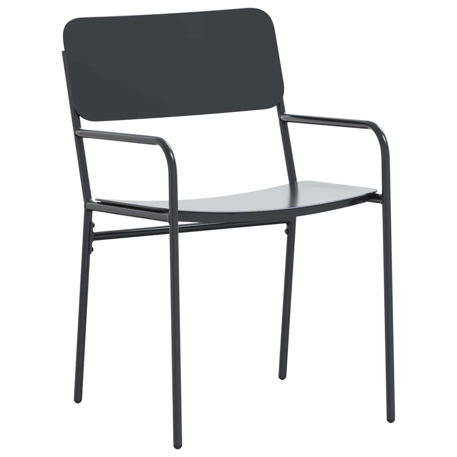 Ensemble de salle à manger pour jardin 9 pcs Anthracite Acier - XIOS