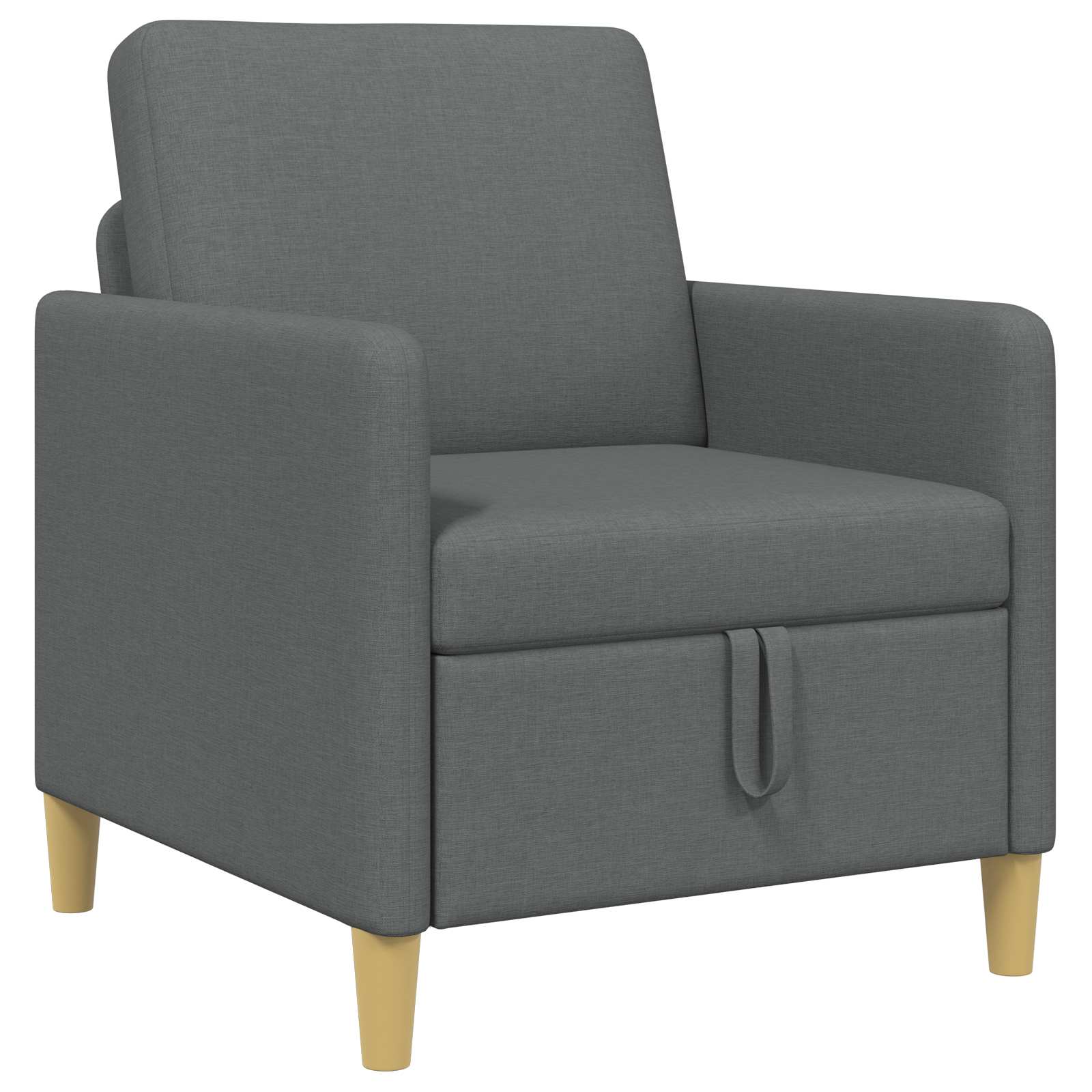 Sofa avec rangement Gris foncé 72 x 78 x 87 cm Polyester - XIOS