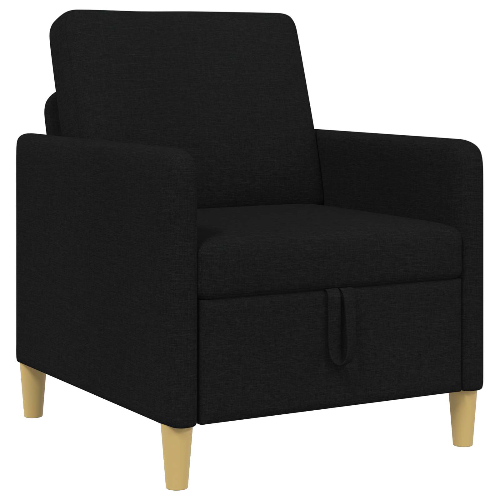 Sofa avec rangement Noir 72 x 78 x 87 cm Polyester