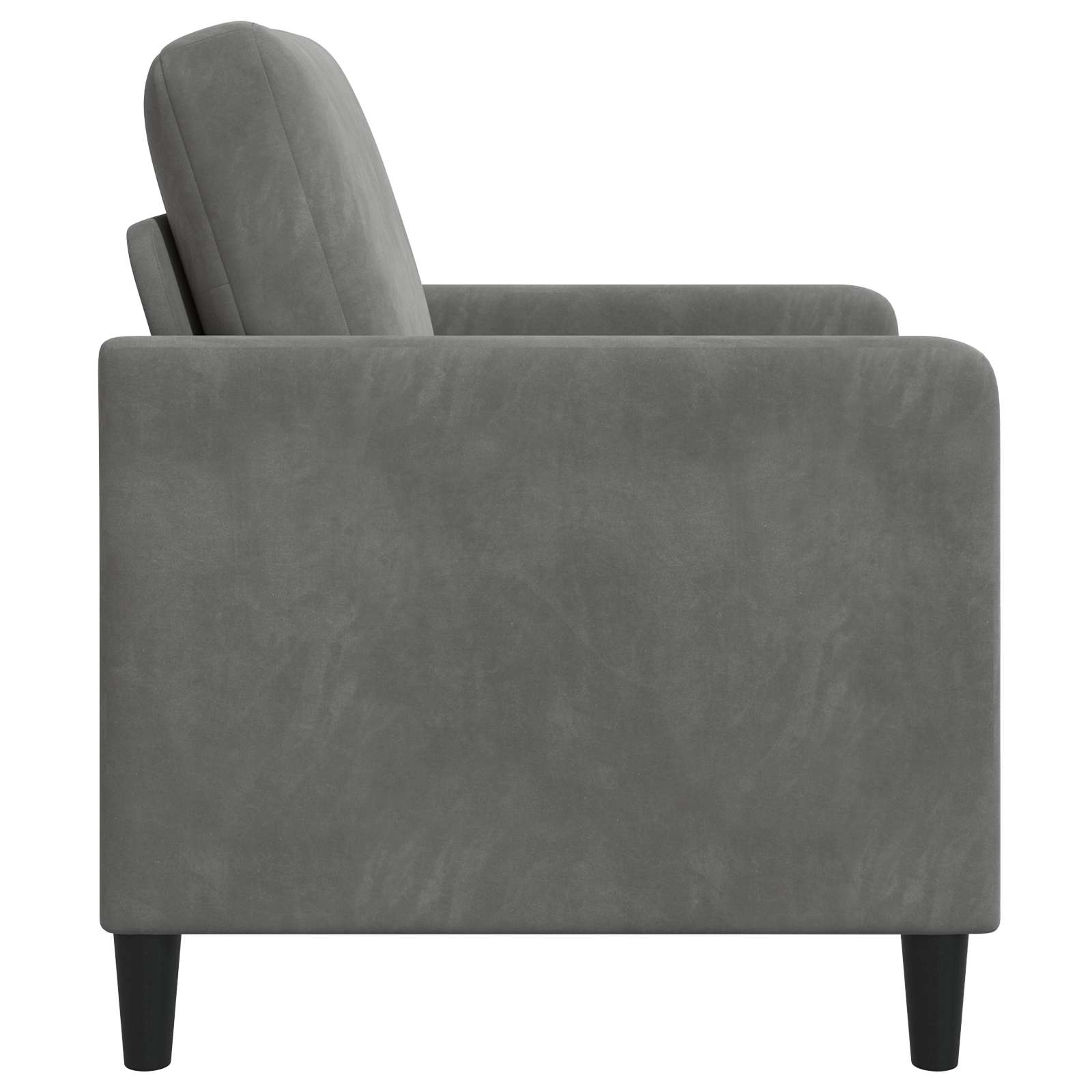 Sofa avec rangement Gris foncé 72 x 78 x 87 cm Polyester
