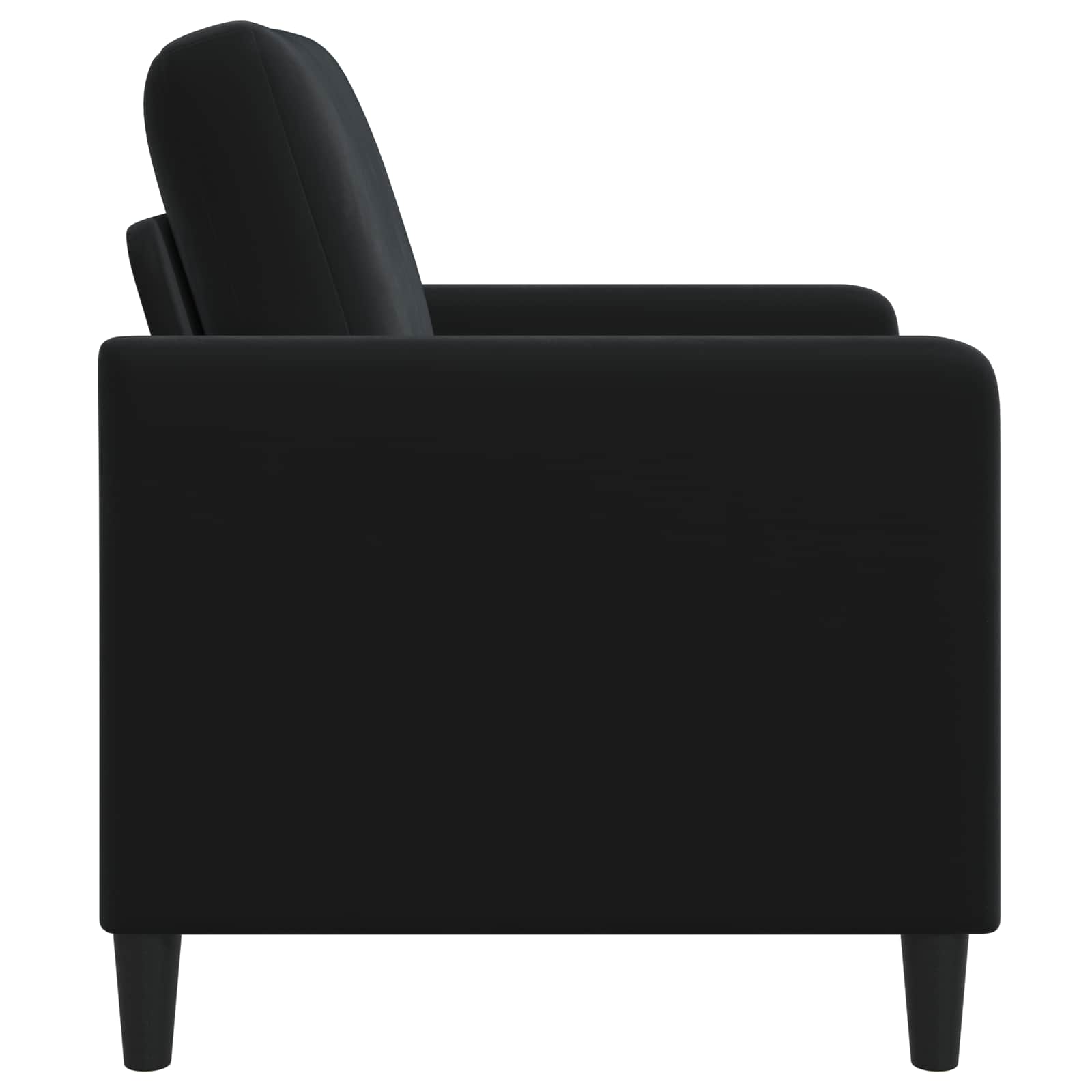 Sofa avec rangement Noir 72 x 78 x 87 cm Polyester
