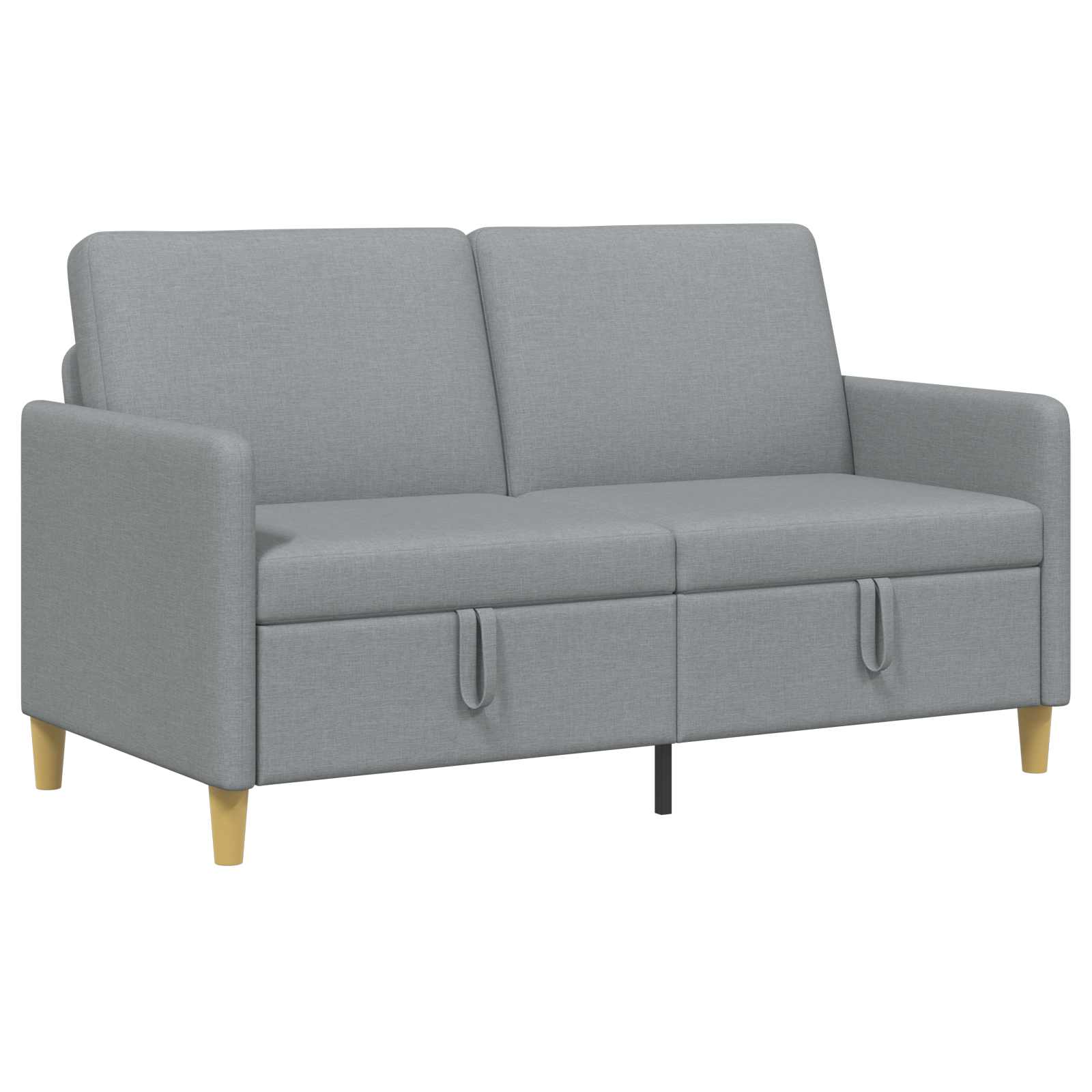 Sofa avec rangement Gris clair 152 x 78 x 87 cm Polyester