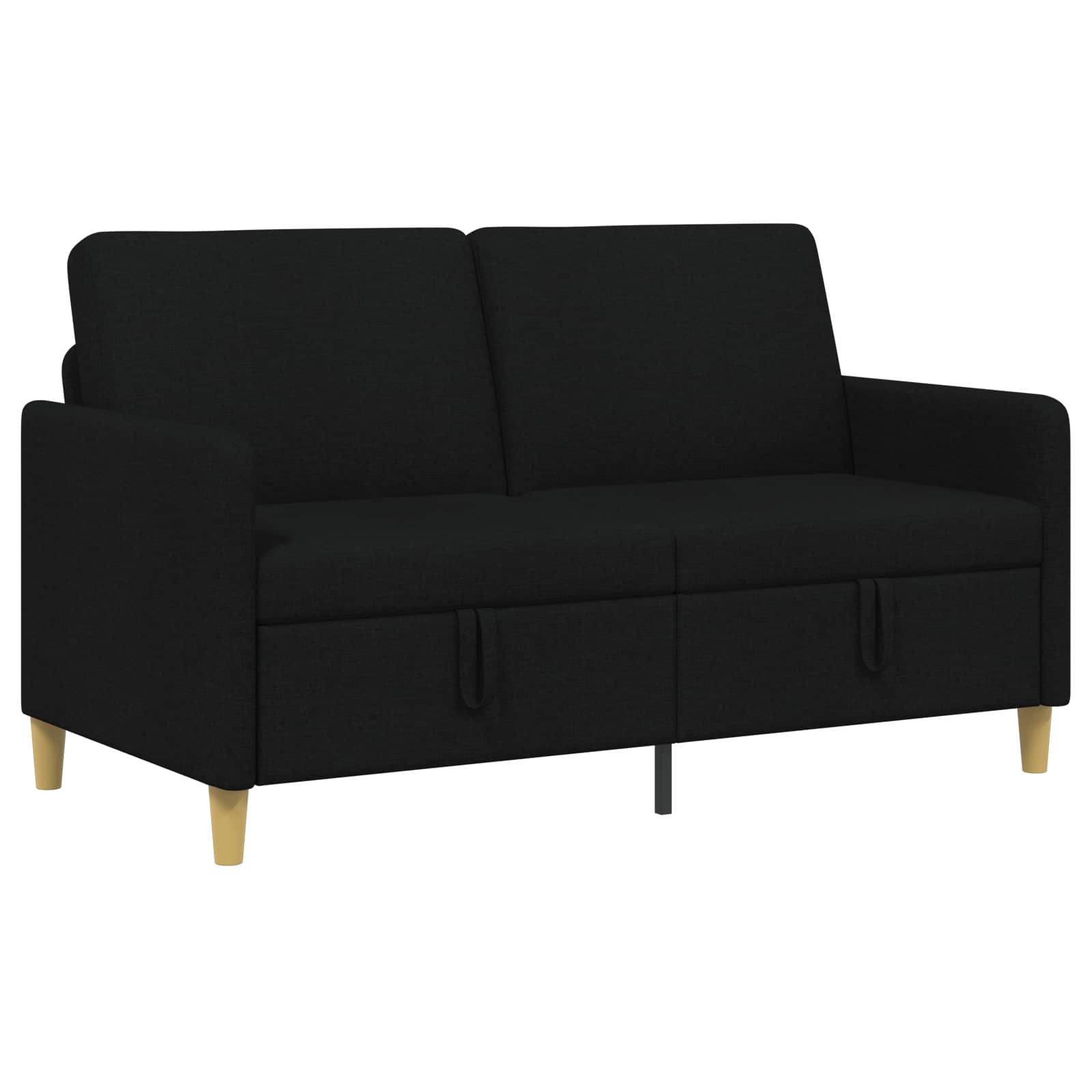 Sofa avec rangement Noir 152 x 78 x 87 cm Polyester