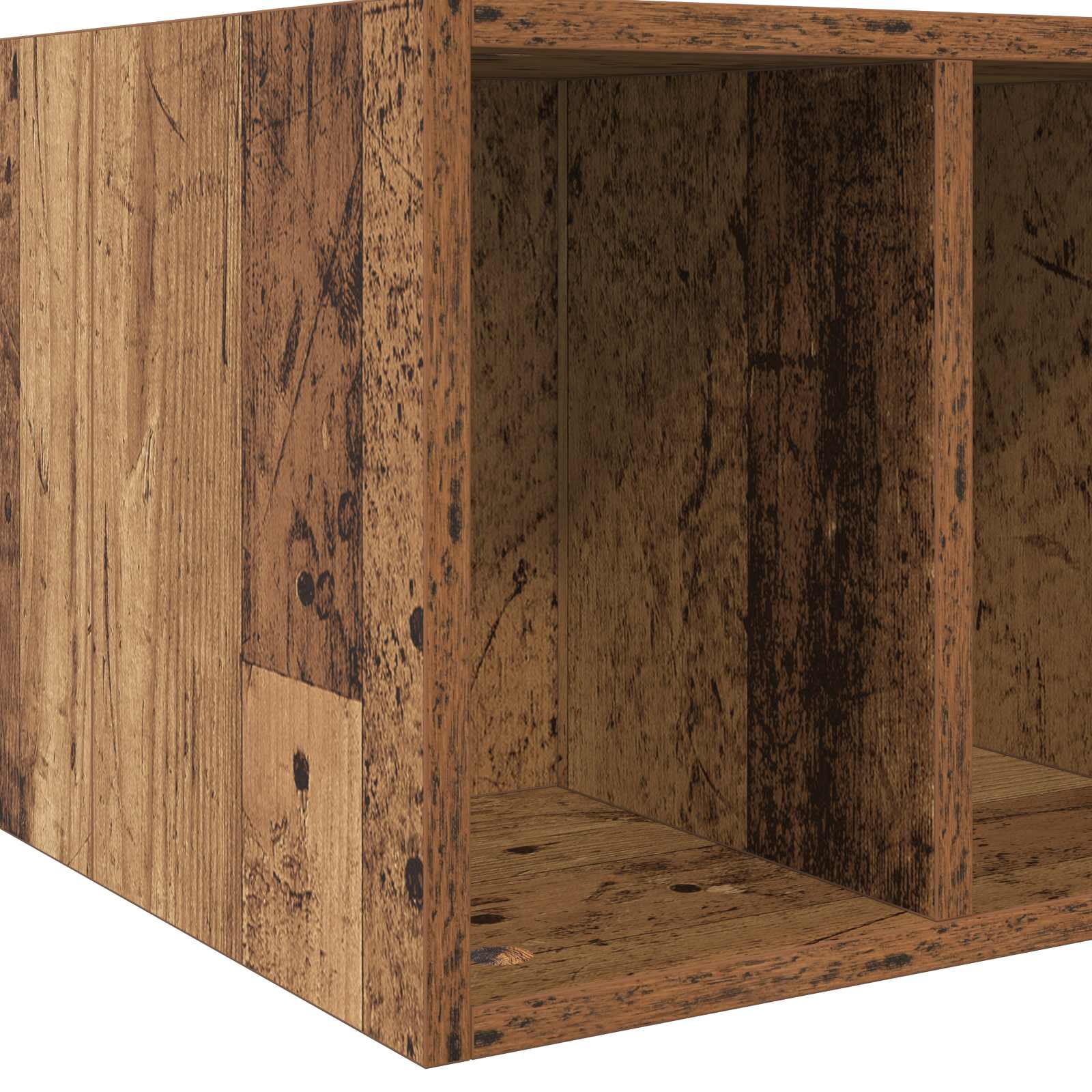 Cadre de lit avec rangement Bois ancien 80 x 200 cm
