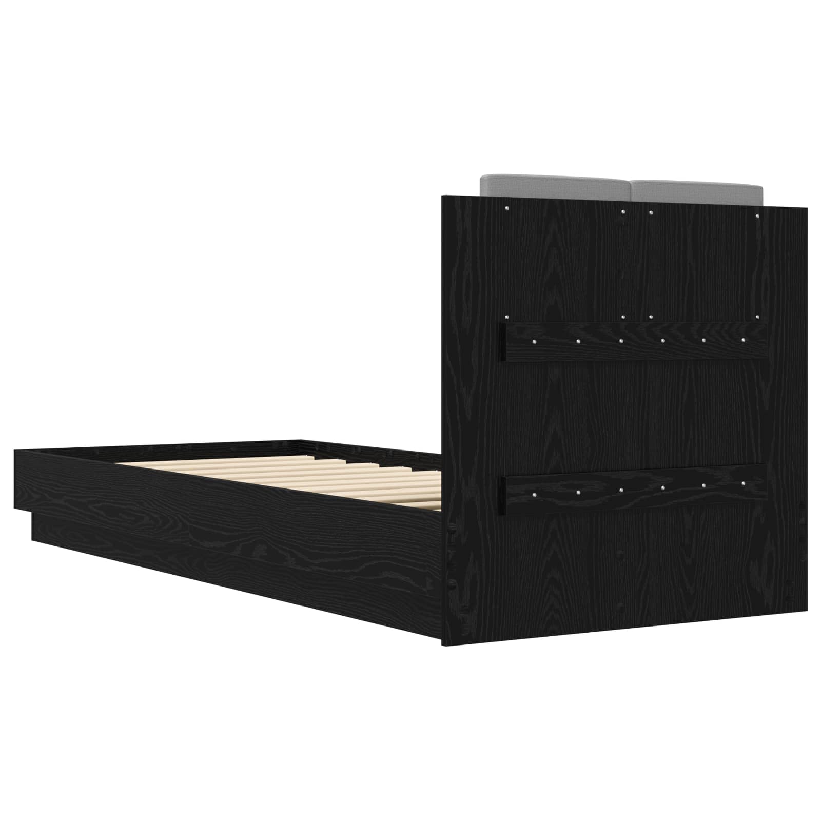 Cadre de lit avec tête de lit Chêne noir 80 x 200 cm - XIOS