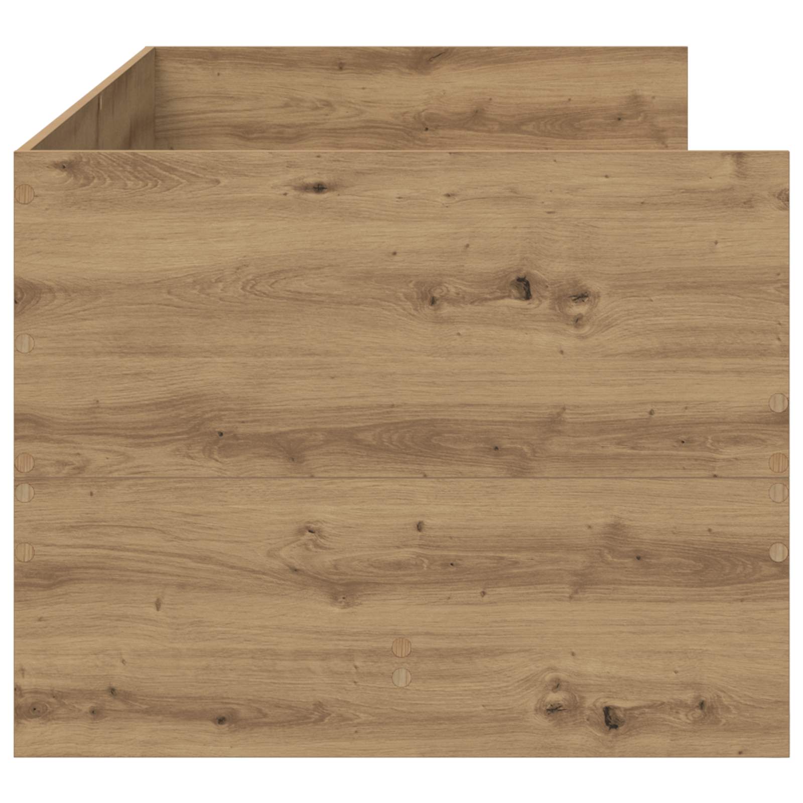 Lit d'appoint avec tiroir Chêne artisanal Bois d'ingénierie