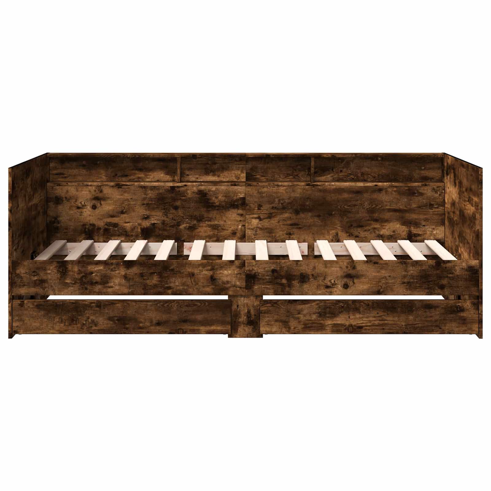 Lit d'appoint avec tiroir Chêne fumé Bois d'ingénierie