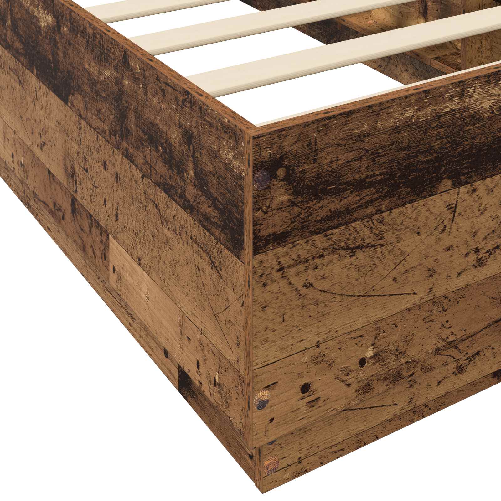 Cadre de lit Bois ancien 80 x 200 cm Bois d'ingénierie
