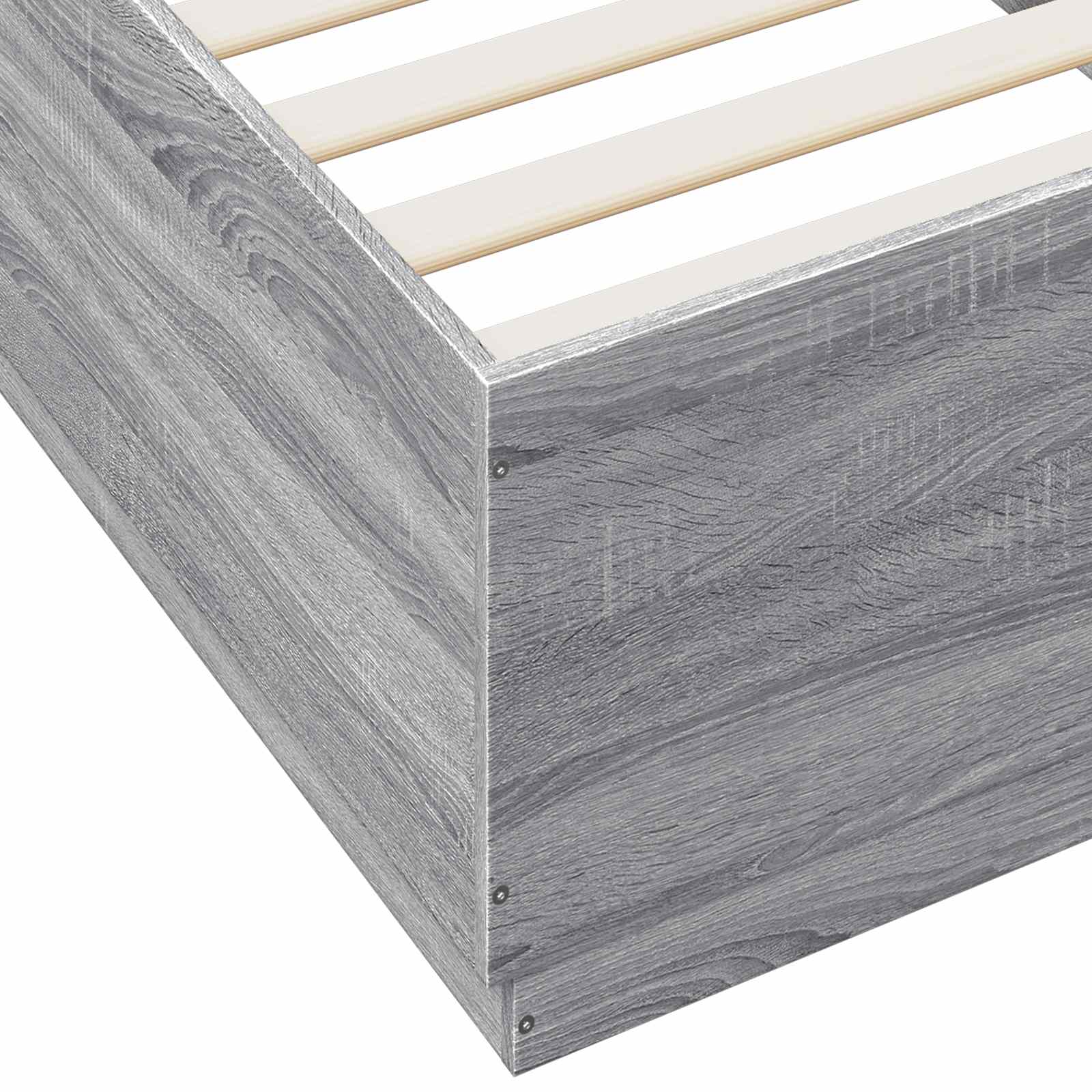 Cadre de lit Sonoma gris 80 x 200 cm Bois d'ingénierie