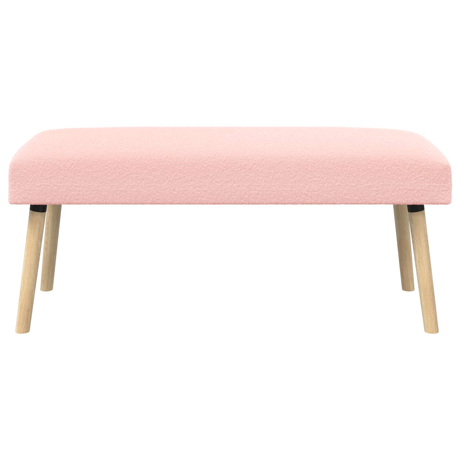 banc Uni Rose 110 x 40 x 46 cm Bouclé - XIOS