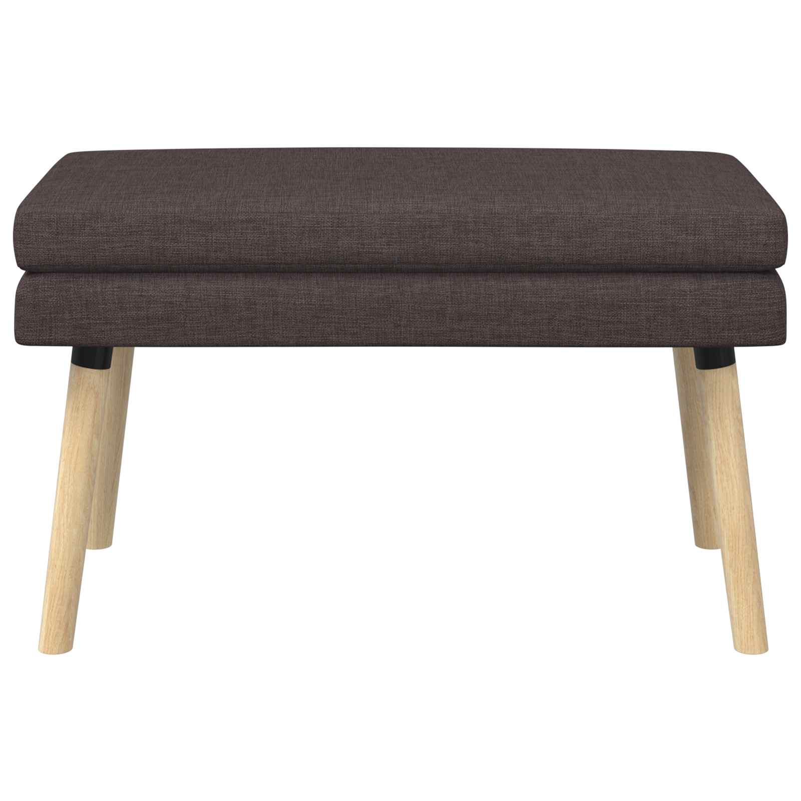Banc à double couche Marron foncé 80 x 40 x 47 cm Tissu - XIOS