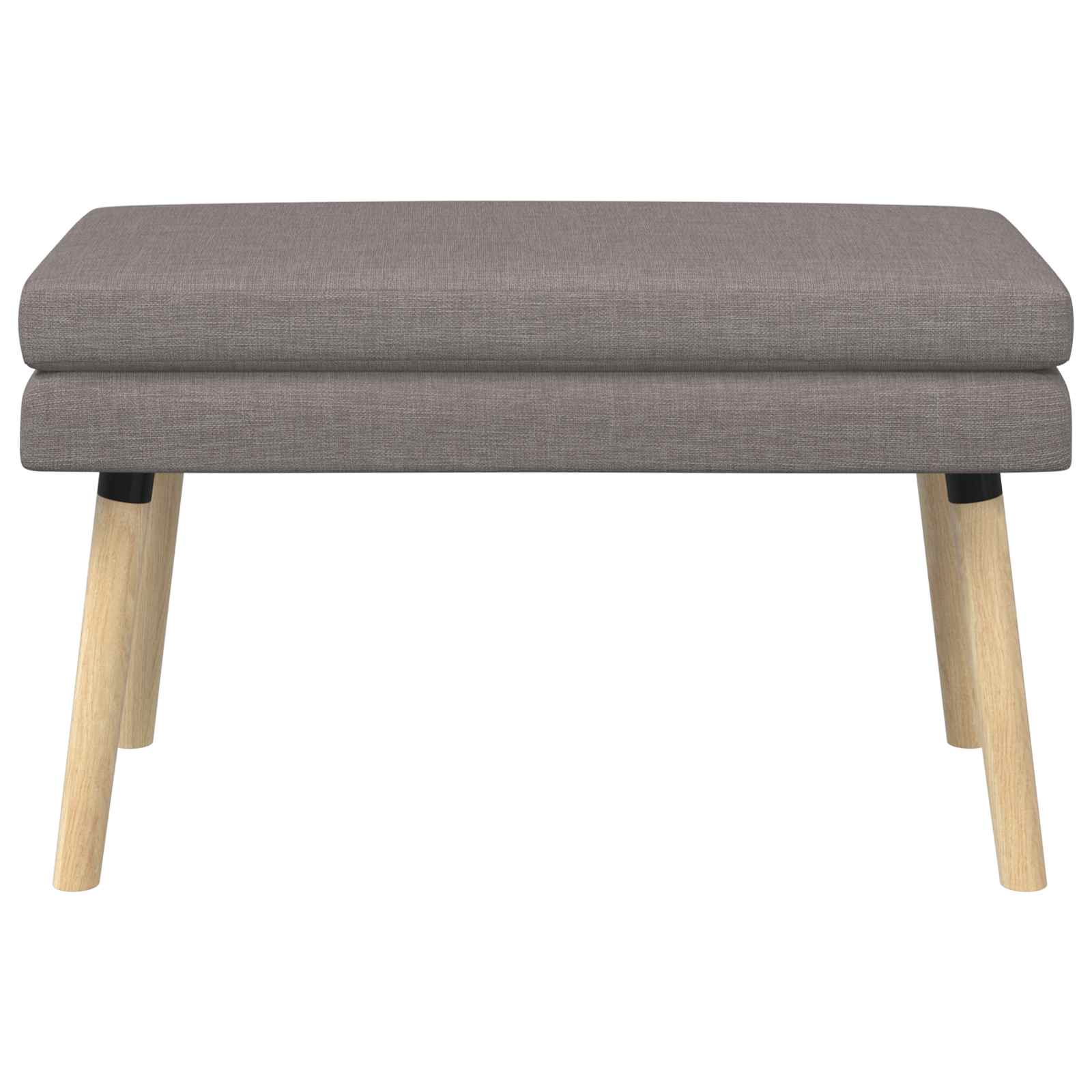 Banc à double couche Taupe 80 x 40 x 47 cm Tissu - XIOS