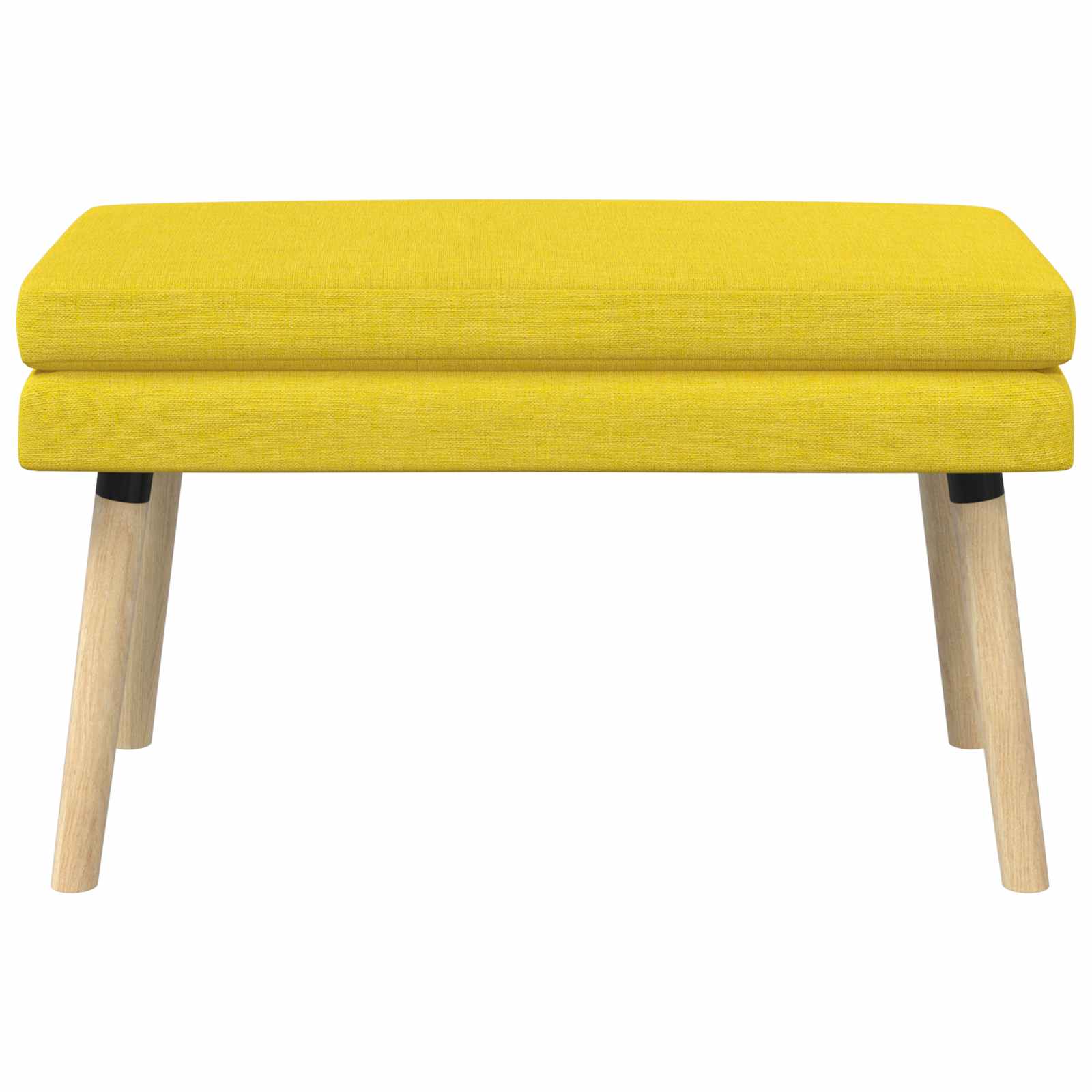 Banc à double couche Jaune clair 80 x 40 x 47 cm Tissu - XIOS